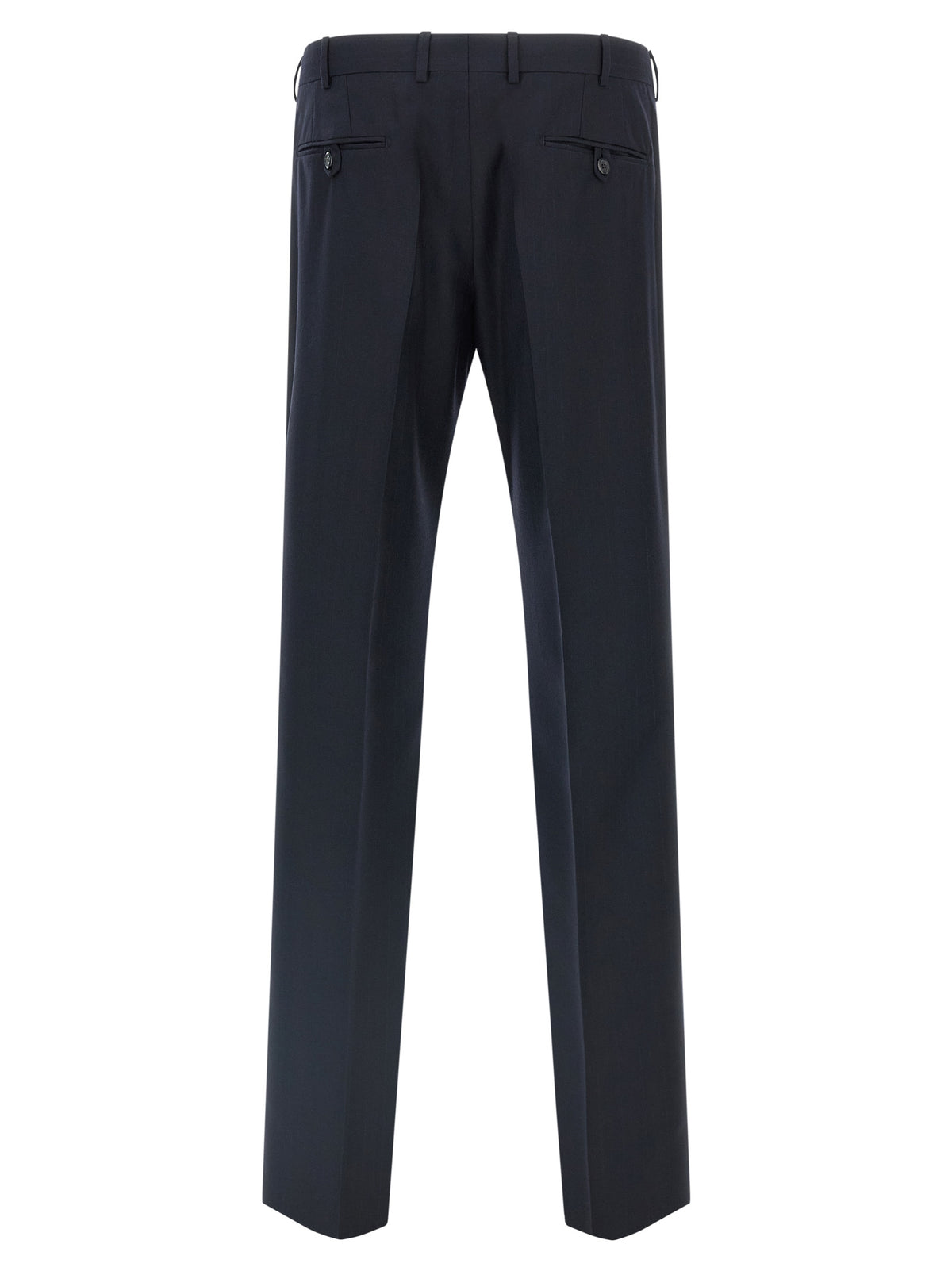 Prada Virgin Wool & Cashmere Single-Breasted Two-Piece Suit in Blue | Made in Italy
