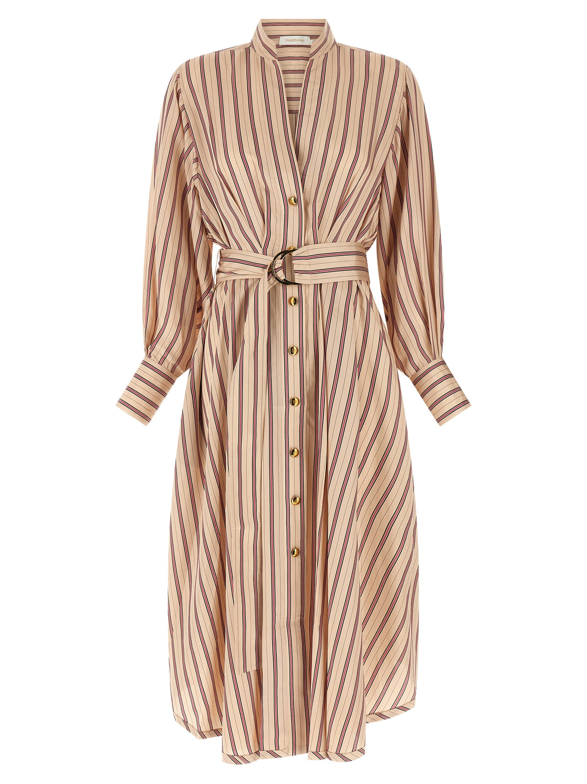 Zimmermann Valiant Viscose Midi Dress in Multicolor | Made in China