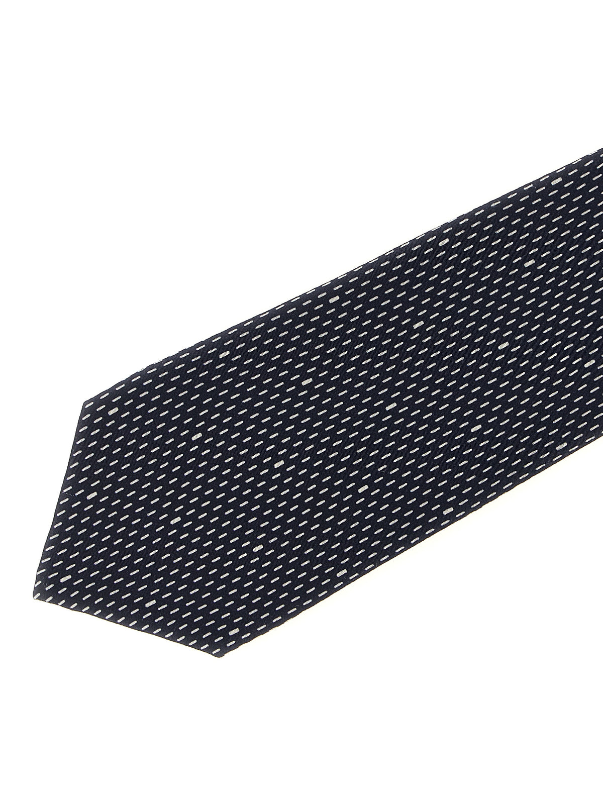 Saint Laurent Polka Dot Silk Tie in Blue | Made in Italy
