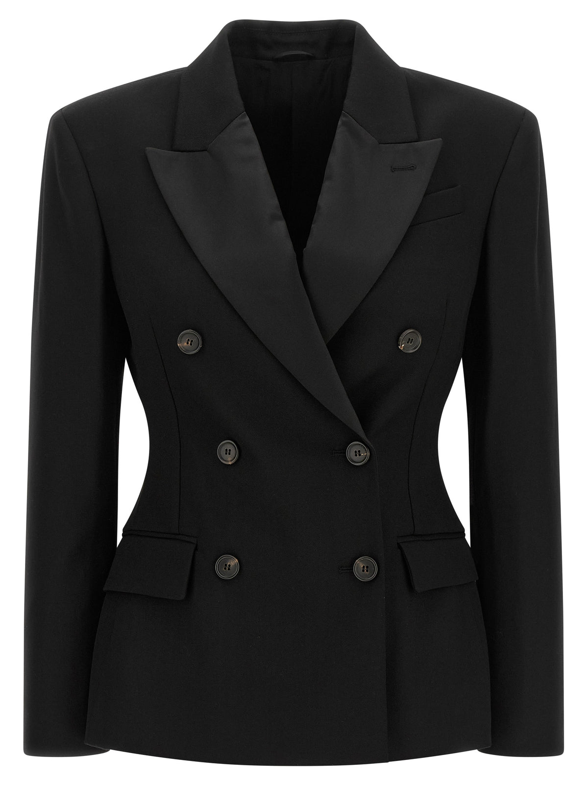 Brunello Cucinelli Virgin Wool Blazer in Black | Made in Italy