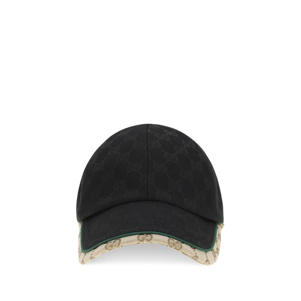 Gucci GG Fabric Baseball Hat in Black | AW26