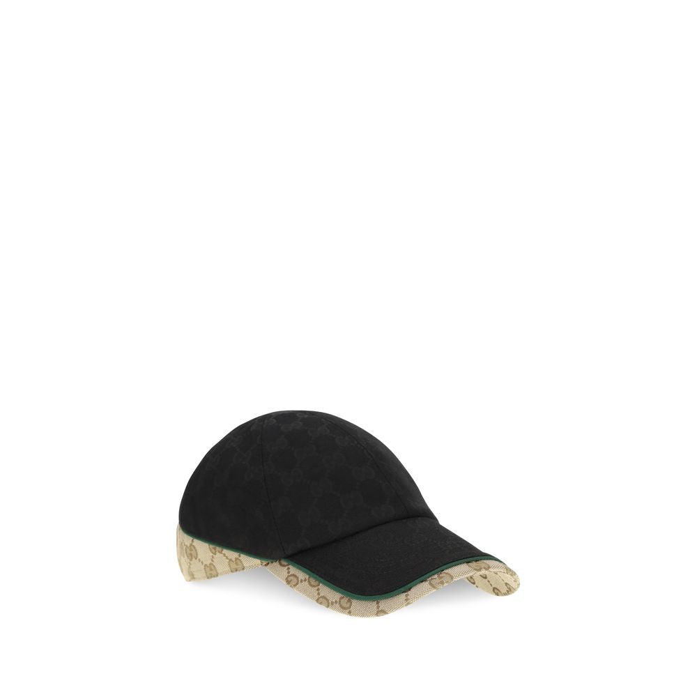 Gucci GG Fabric Baseball Hat in Black | AW26