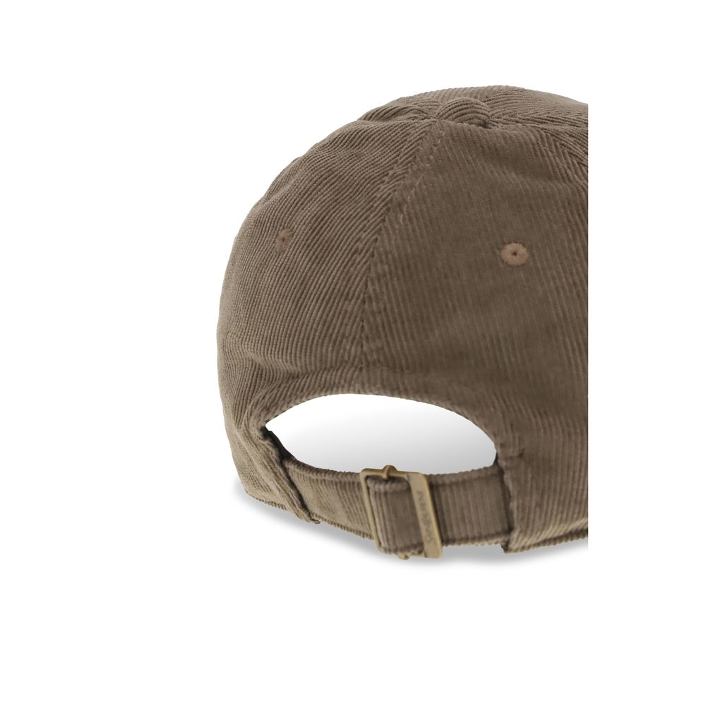Saint Laurent Bicolor Cotton Corduroy Baseball Cap AW26