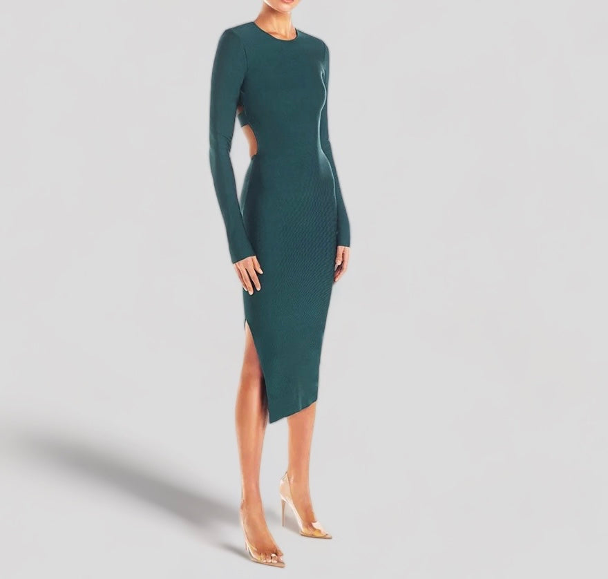 Vestido manga larga