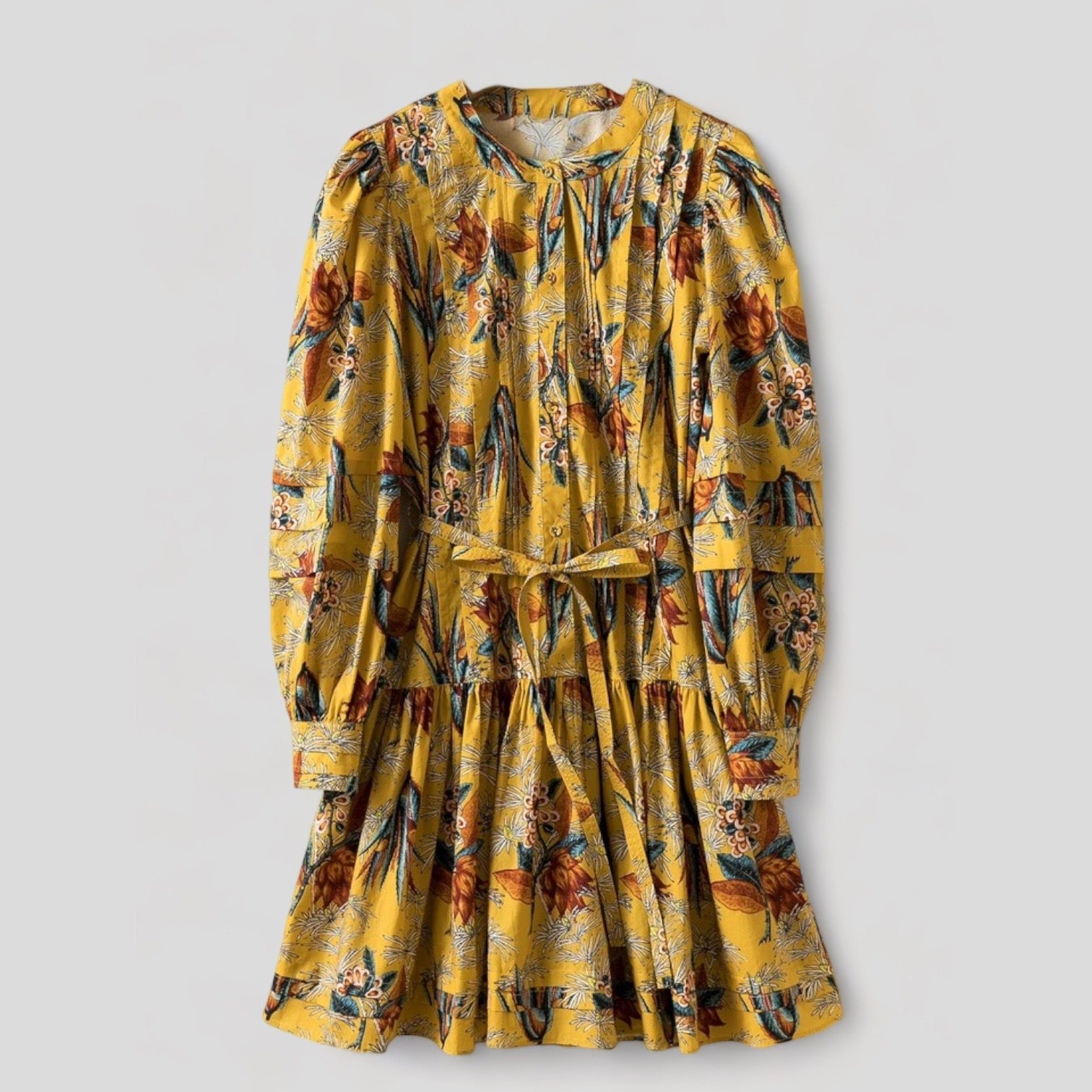 Retro mini dress flower print