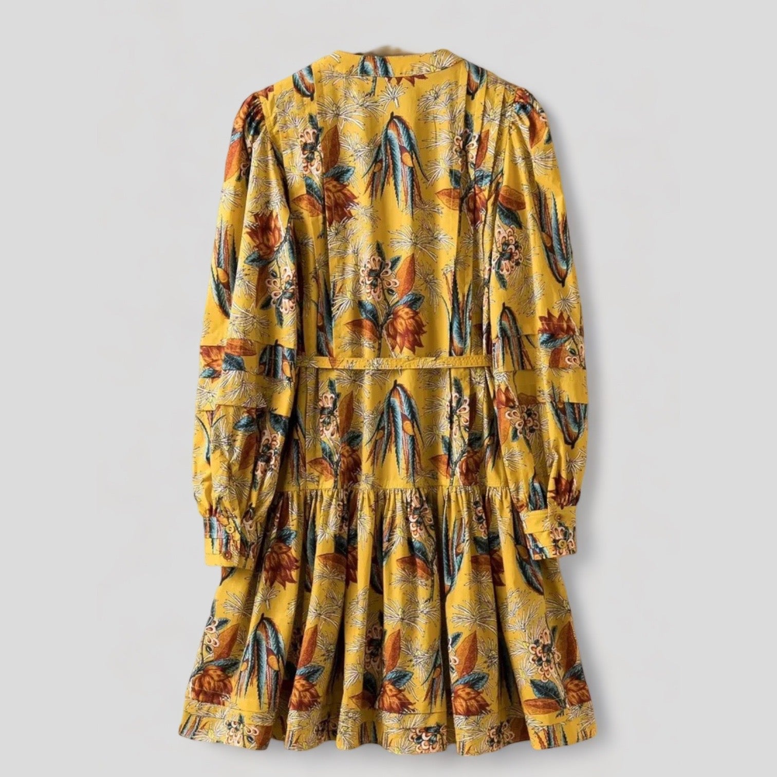 Retro mini dress flower print
