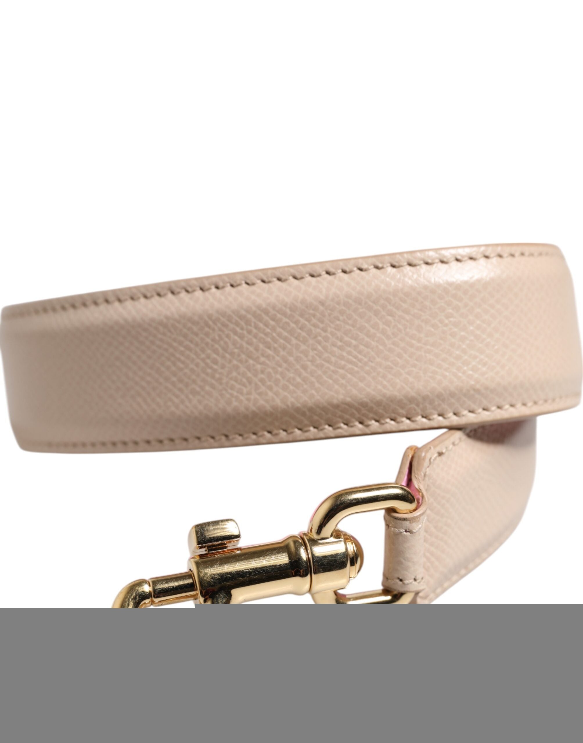Beige Pink Leather Handbag Accessory Shoulder Strap