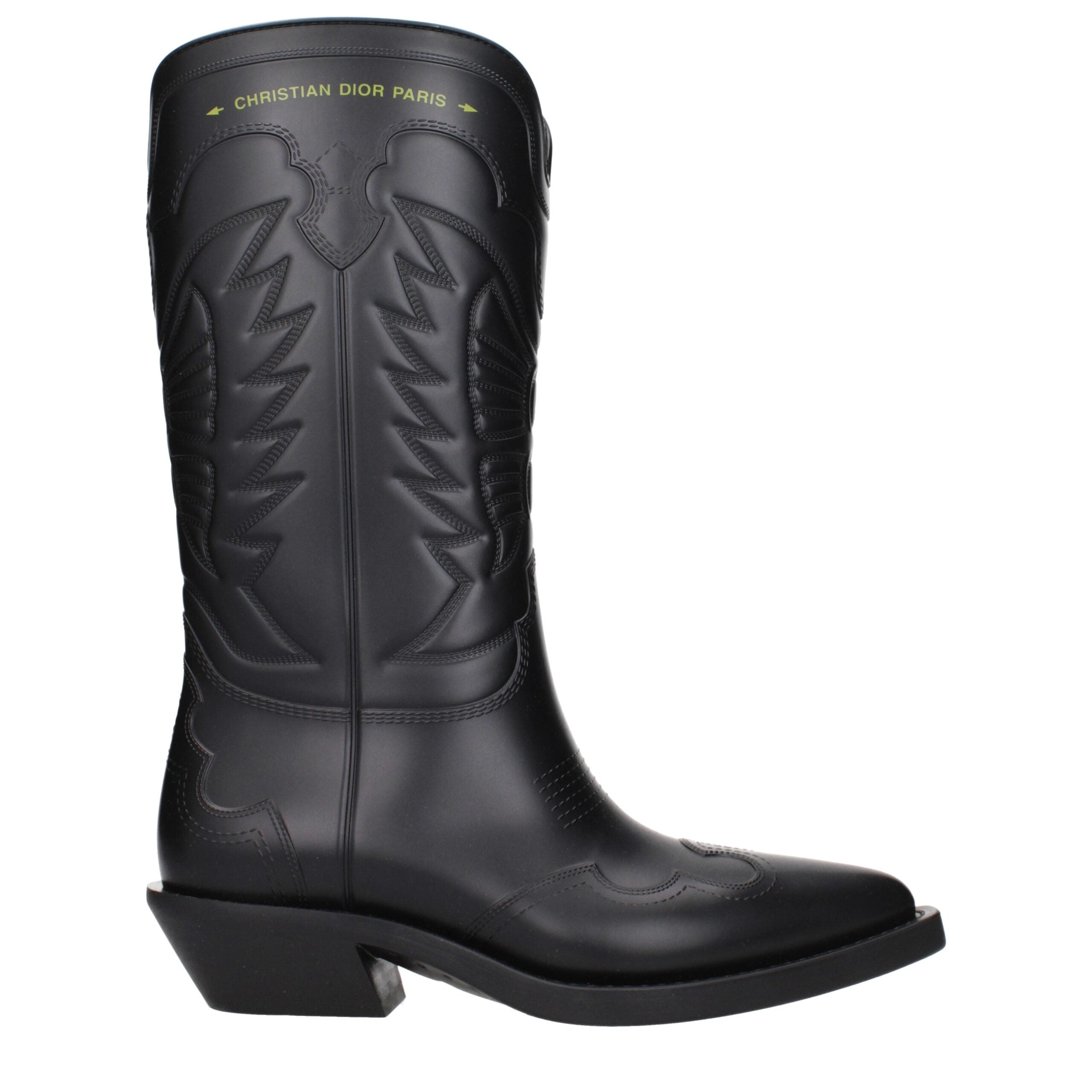 Black Cotton Boots