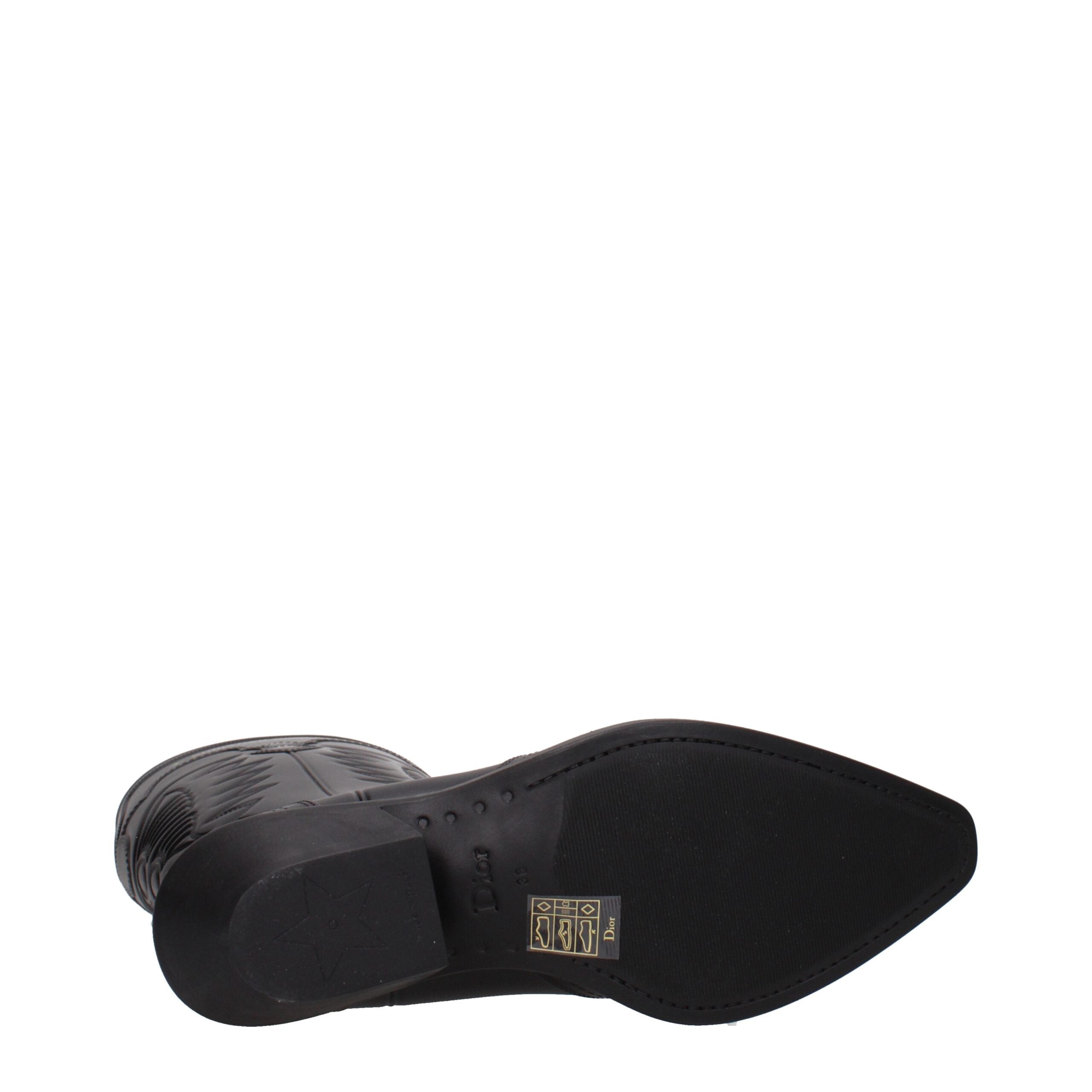 Black Cotton Boots