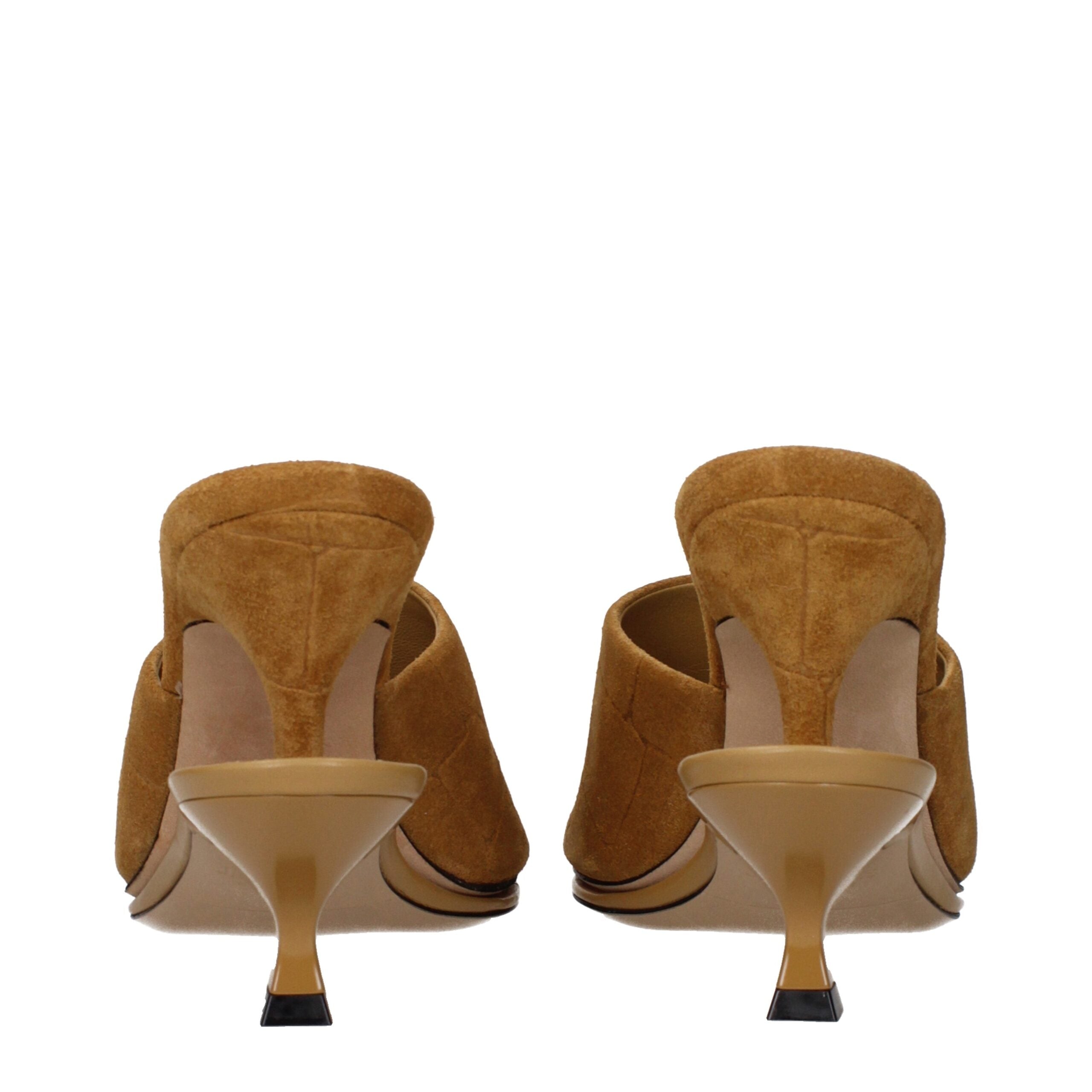 Jacquemus Brown Suede Stiletto Heel Sandals