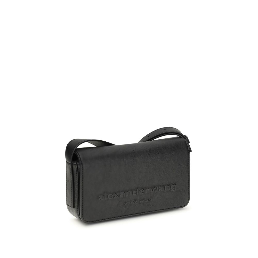 Black Calf Leather Bos Taurus Shoulder Bag
