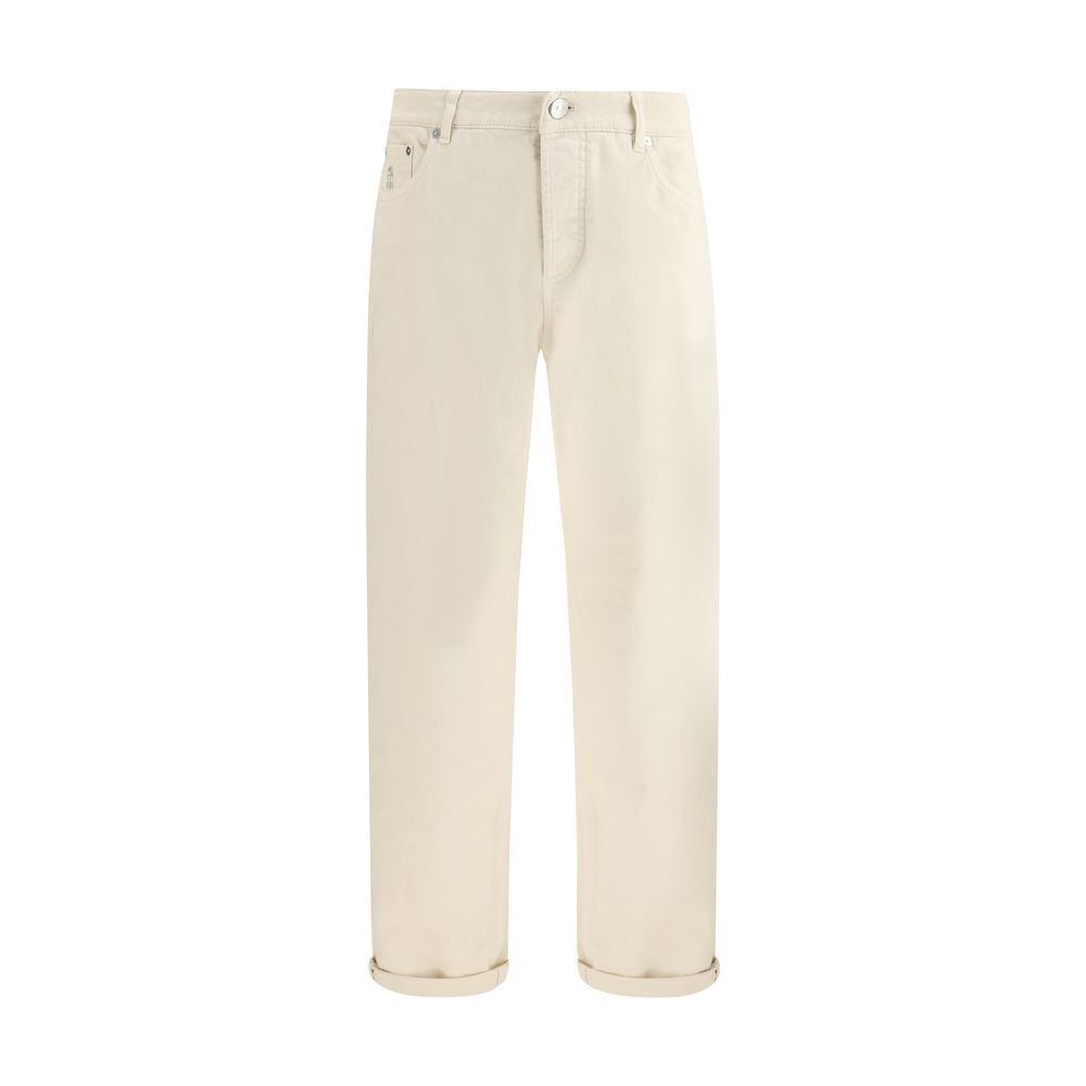 White Cotton Jeans Denim