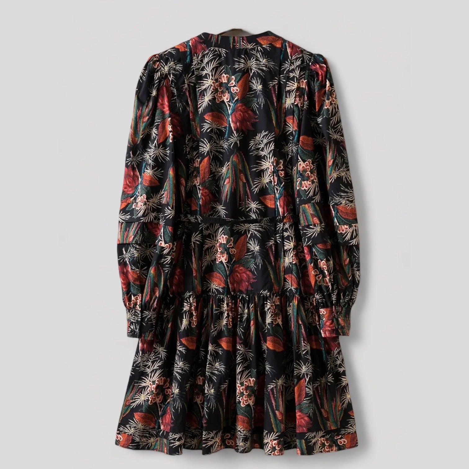 Retro mini dress flower print