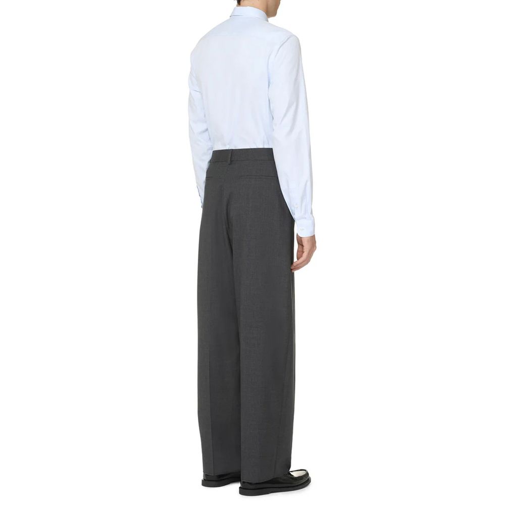 Blue Cotton Dress Shirt