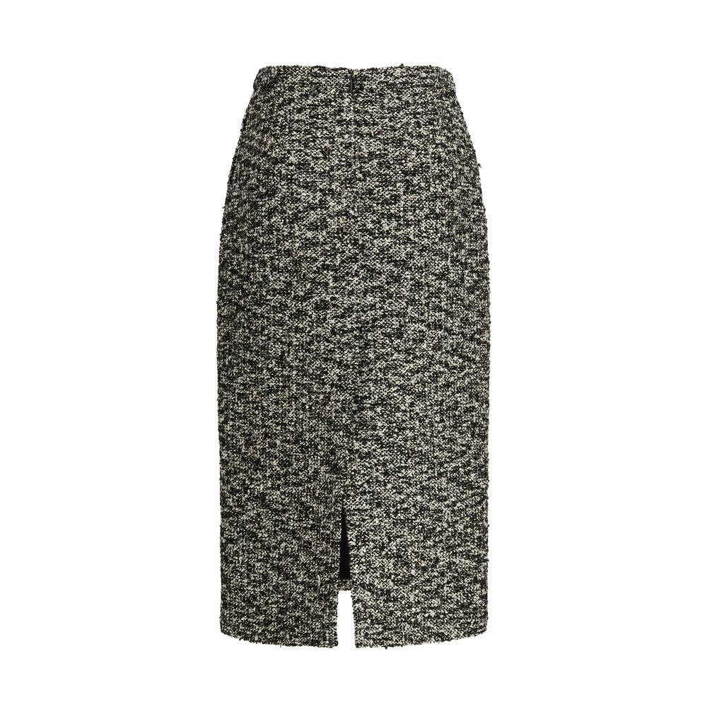 Multicolor Polyamide Midi Skirt