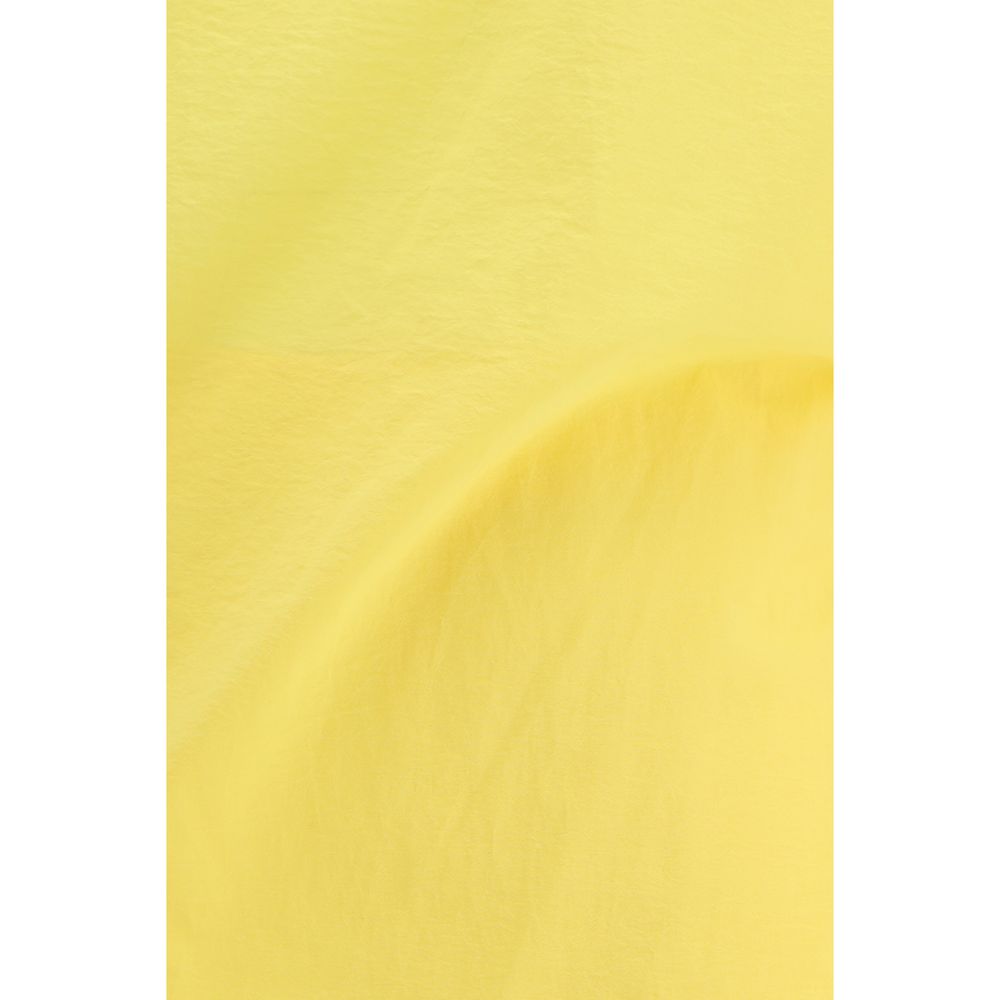 Jacquemus Multicolor Cotton Draped Midi Dress Asymmetric SS26