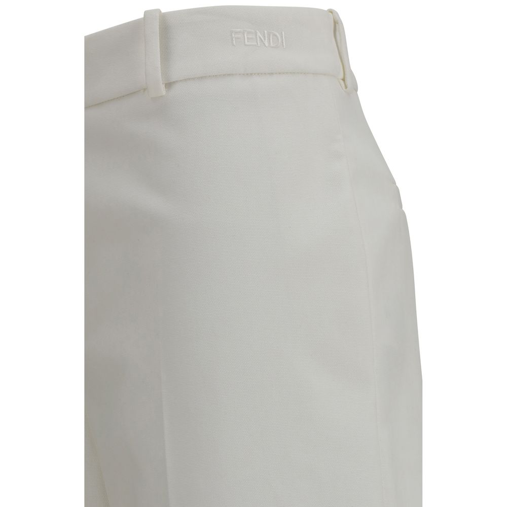 White Cotton Pants