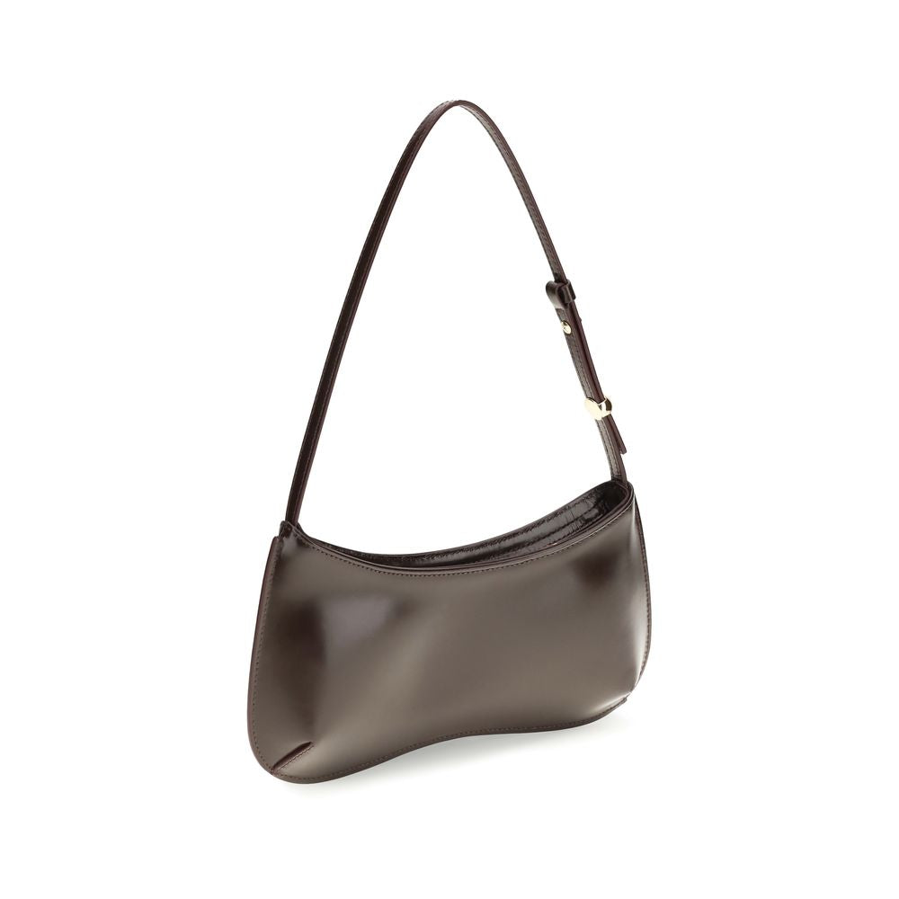 Jacquemus Brown Calf Leather Bos Taurus Shoulder Bag