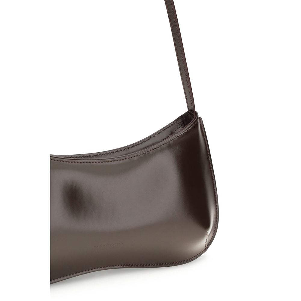 Jacquemus Brown Calf Leather Bos Taurus Shoulder Bag
