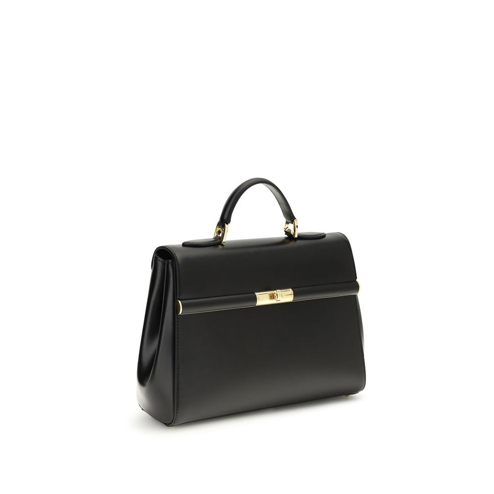 Black Calf Leather Bos Taurus Shoulder Bag