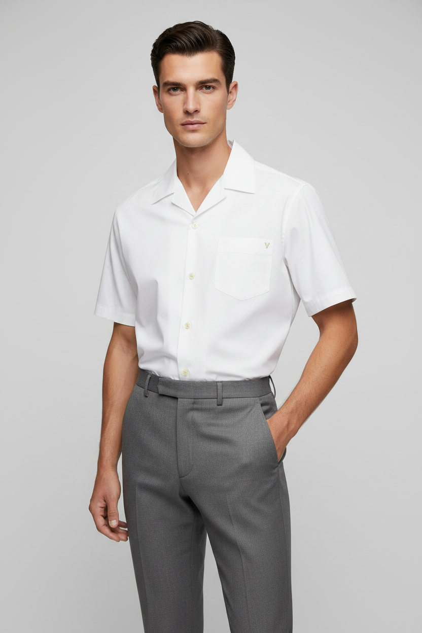 Valentino Garavani White Cotton Shirt