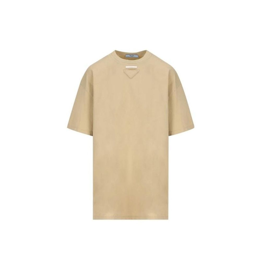 Beige Cotton T-Shirt