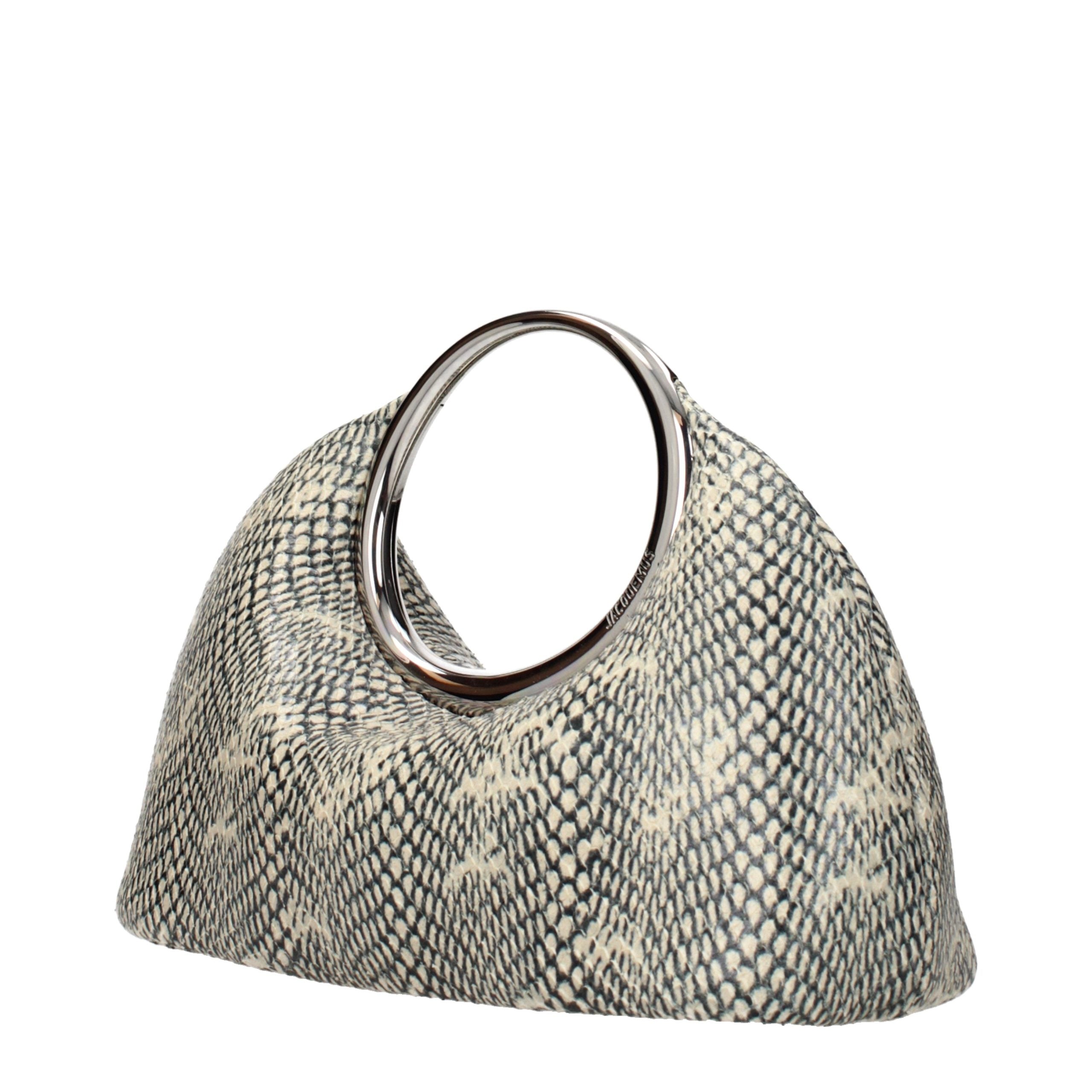 Jacquemus Le Bambino Beige Leather Handbag Women