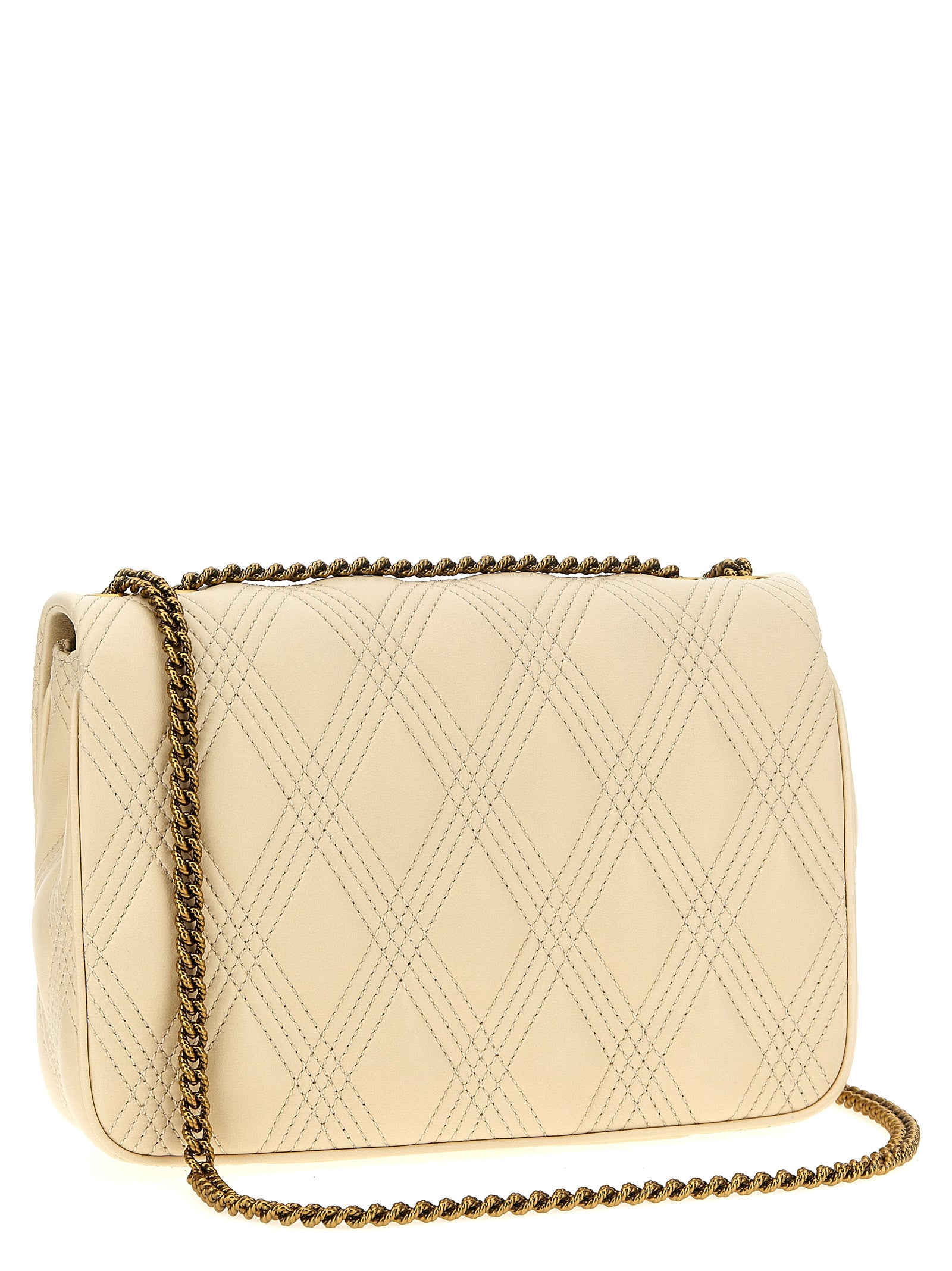 Valentino Garavani Quiltie 67 White Quilted Lambskin Shoulder Bag Women