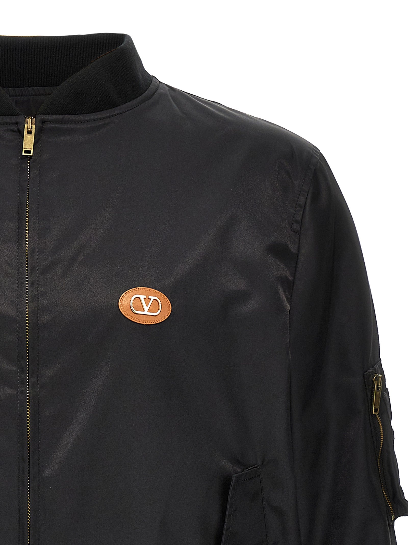 Valentino Garavani Technical Bomber Jacket — Black | Men