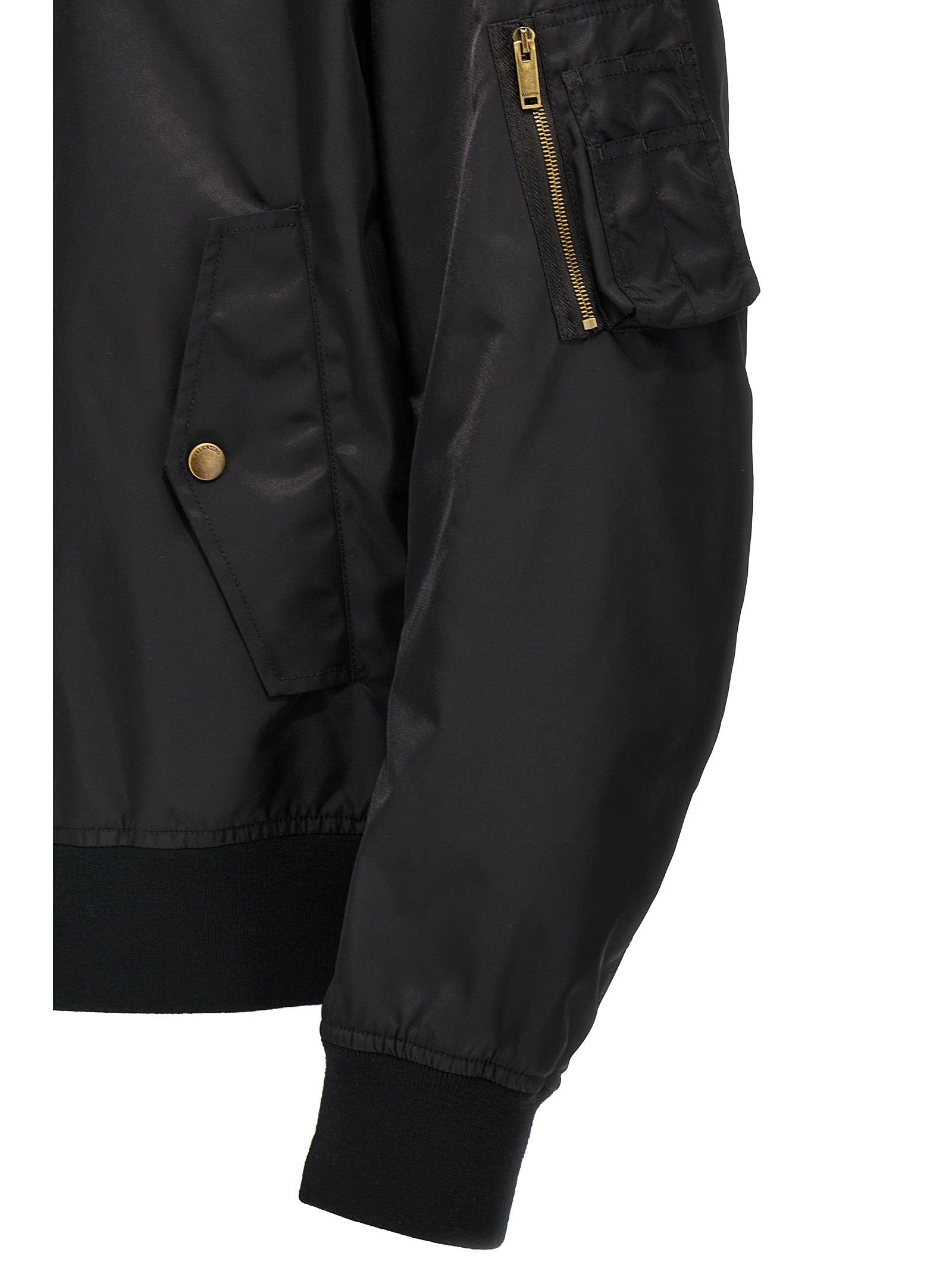 Valentino Garavani Technical Bomber Jacket — Black | Men