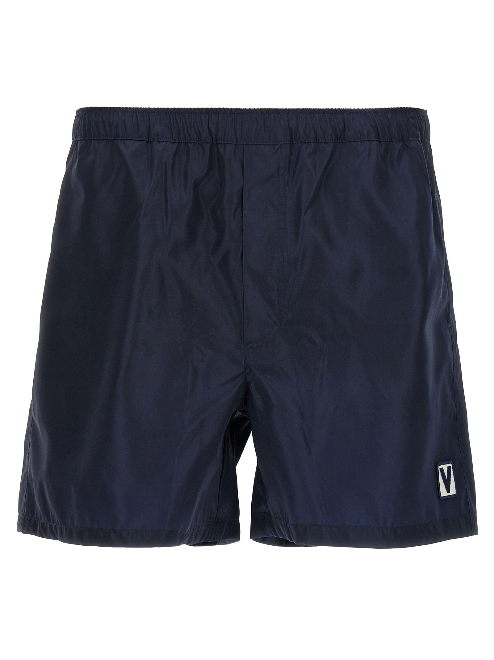 Valentino Garavani Chez Valentino Blue Polyamide Swim Shorts