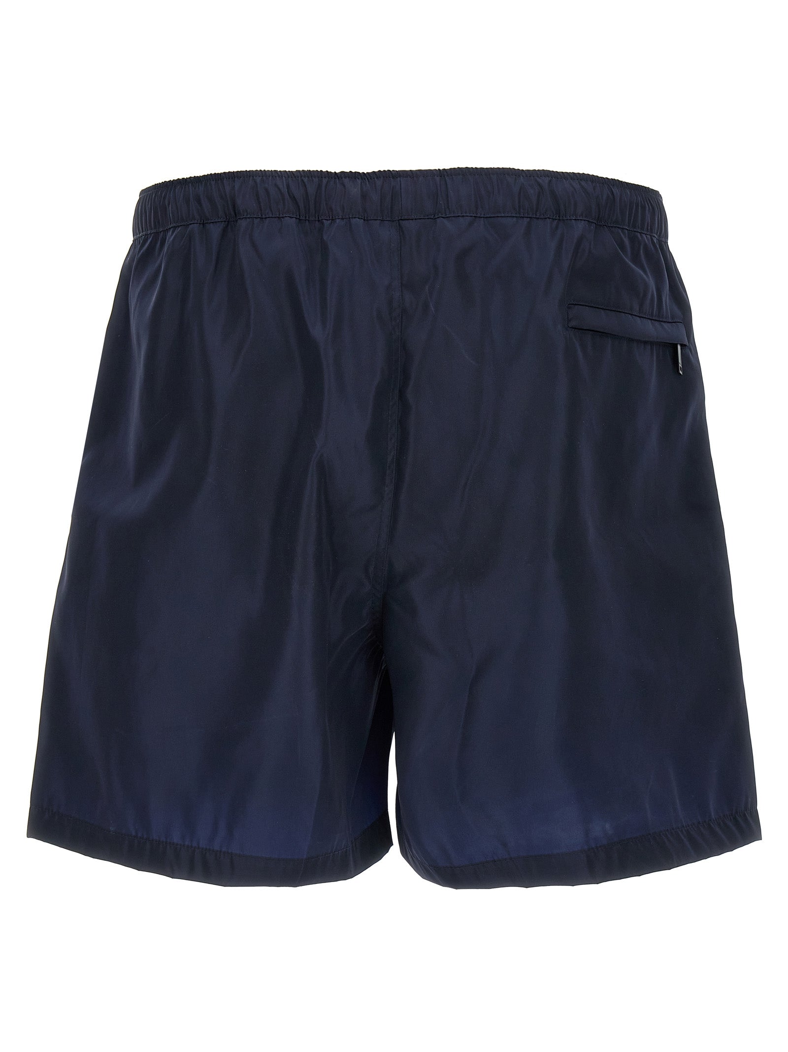 Valentino Garavani Chez Valentino Blue Polyamide Swim Shorts