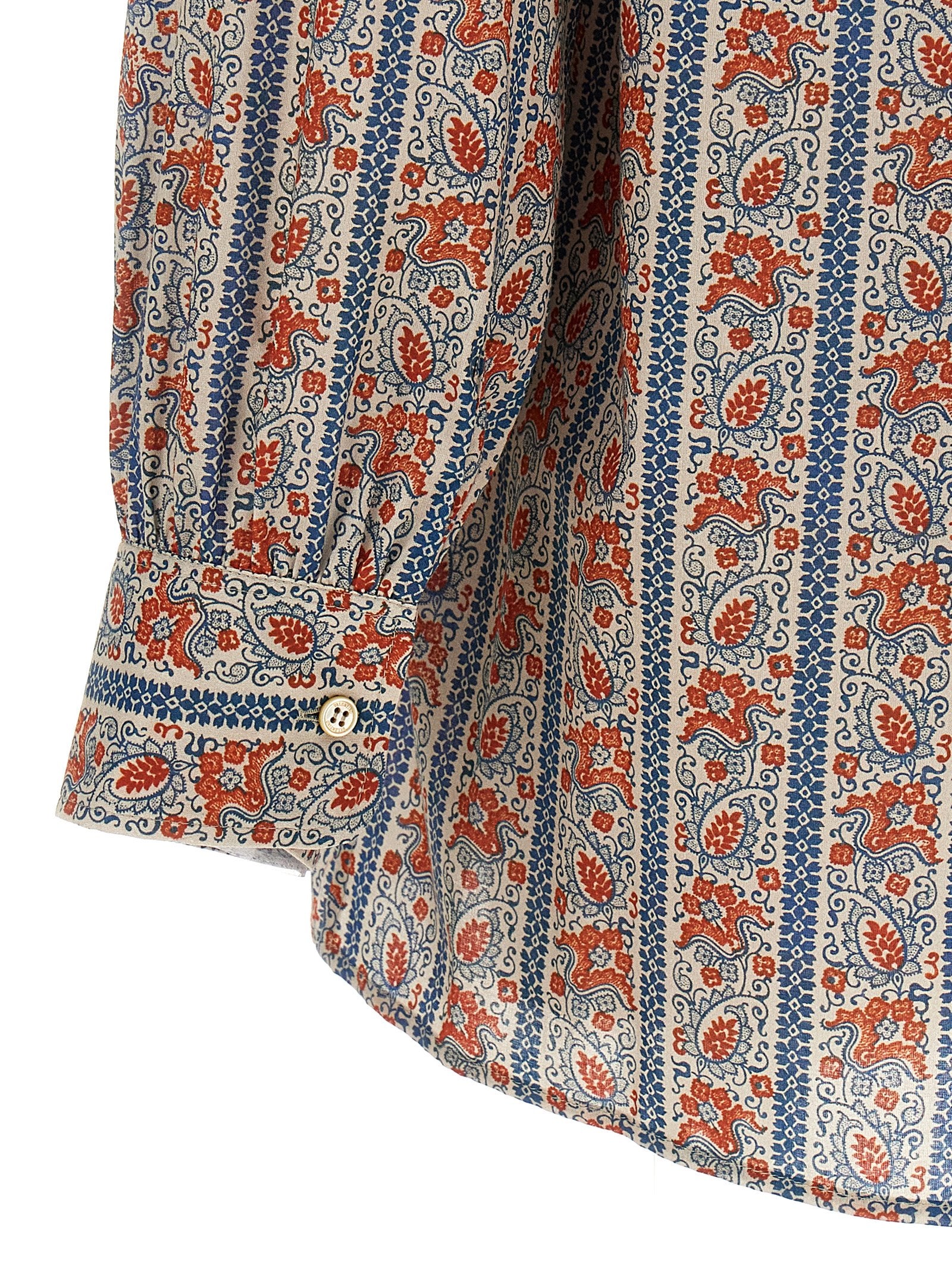 Valentino Garavani Voyage Imaginaire Multicolor Cotton Muslin Shirt