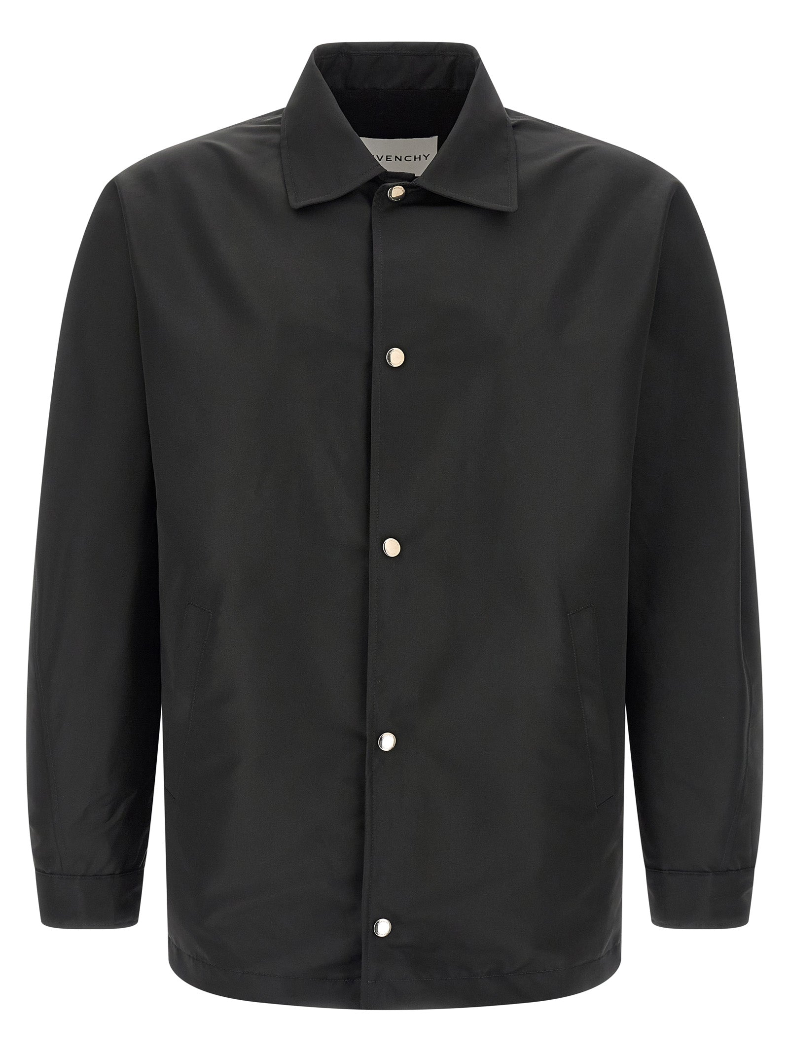 Givenchy Black Water-Repellent Polyfaille Jacket Couture Stitching