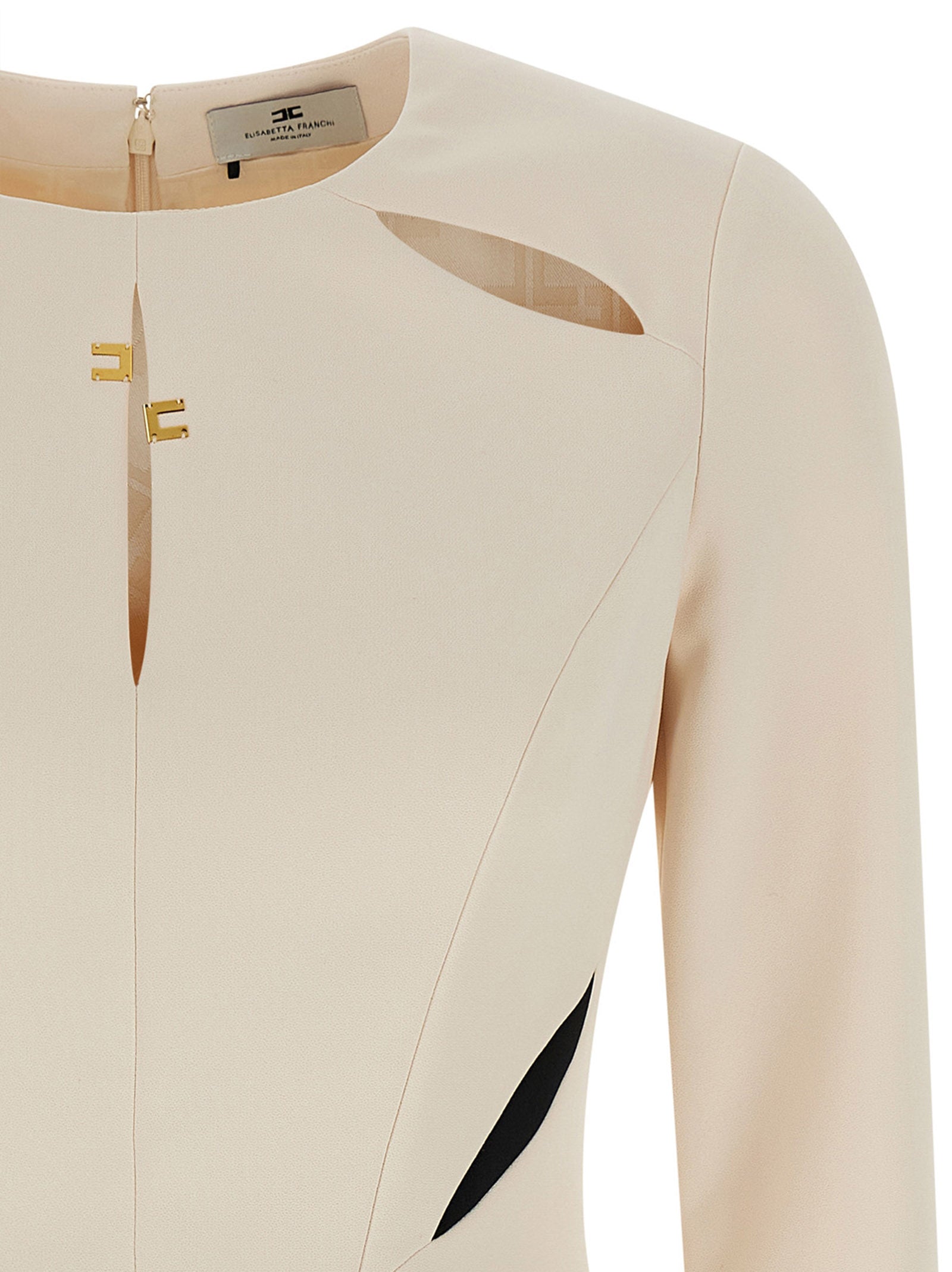 ELISABETTA FRANCHI lightweight crêpe mini dress