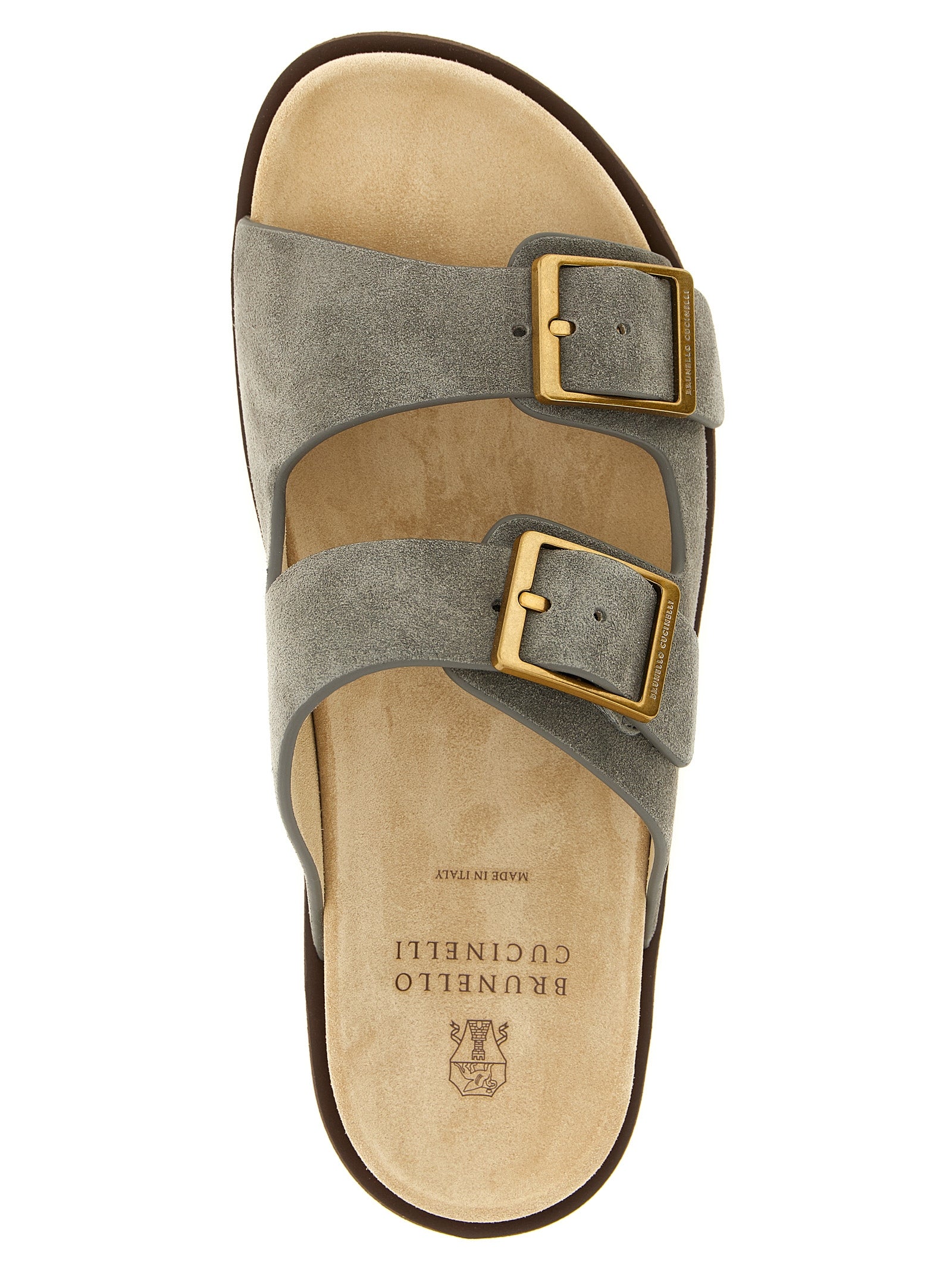 BRUNELLO CUCINELLI’s Suede ‘Urban’ Slides