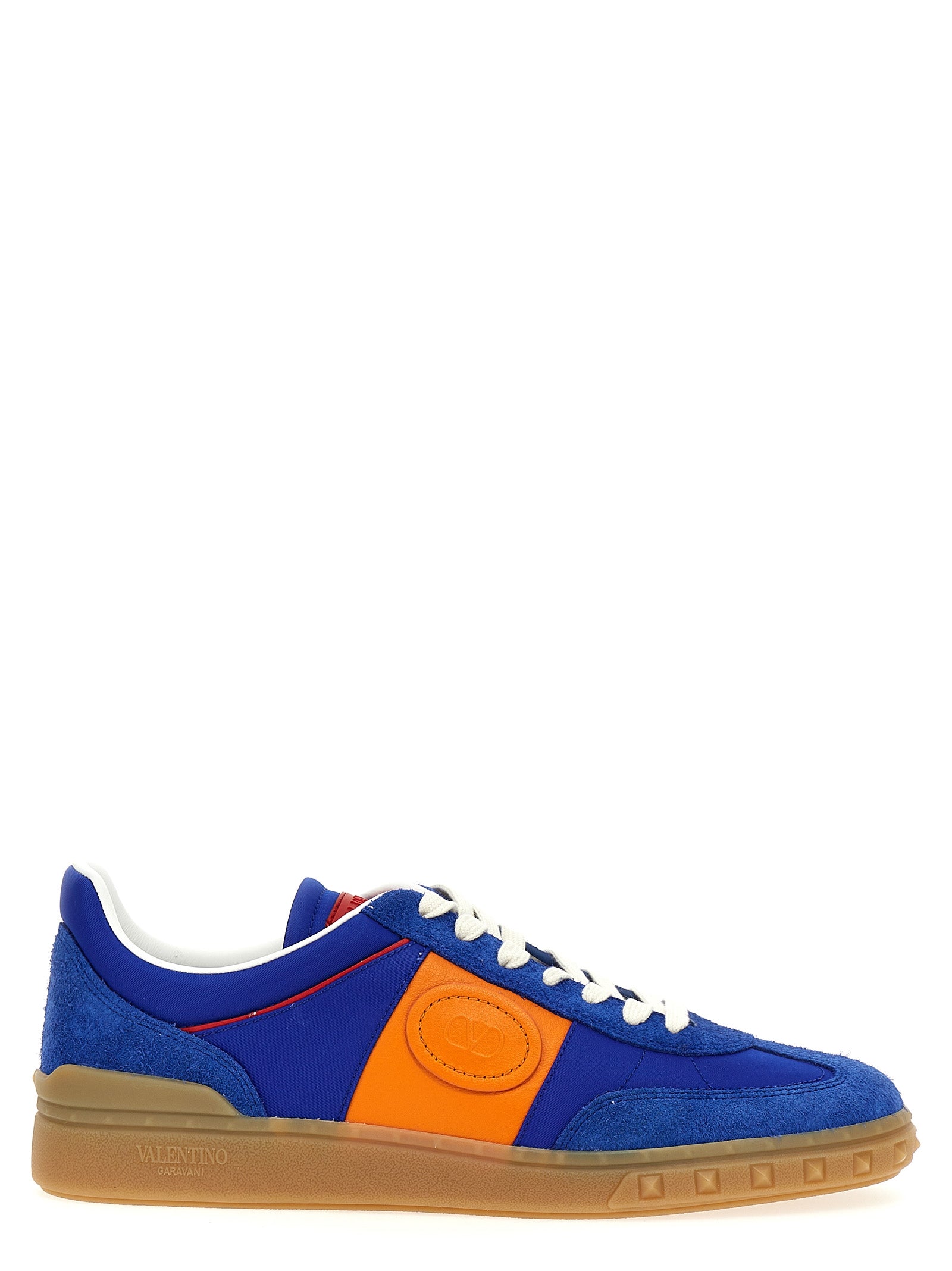 Valentino Garavani Upvillage Low-Top Sneakers in Blue Calfskin