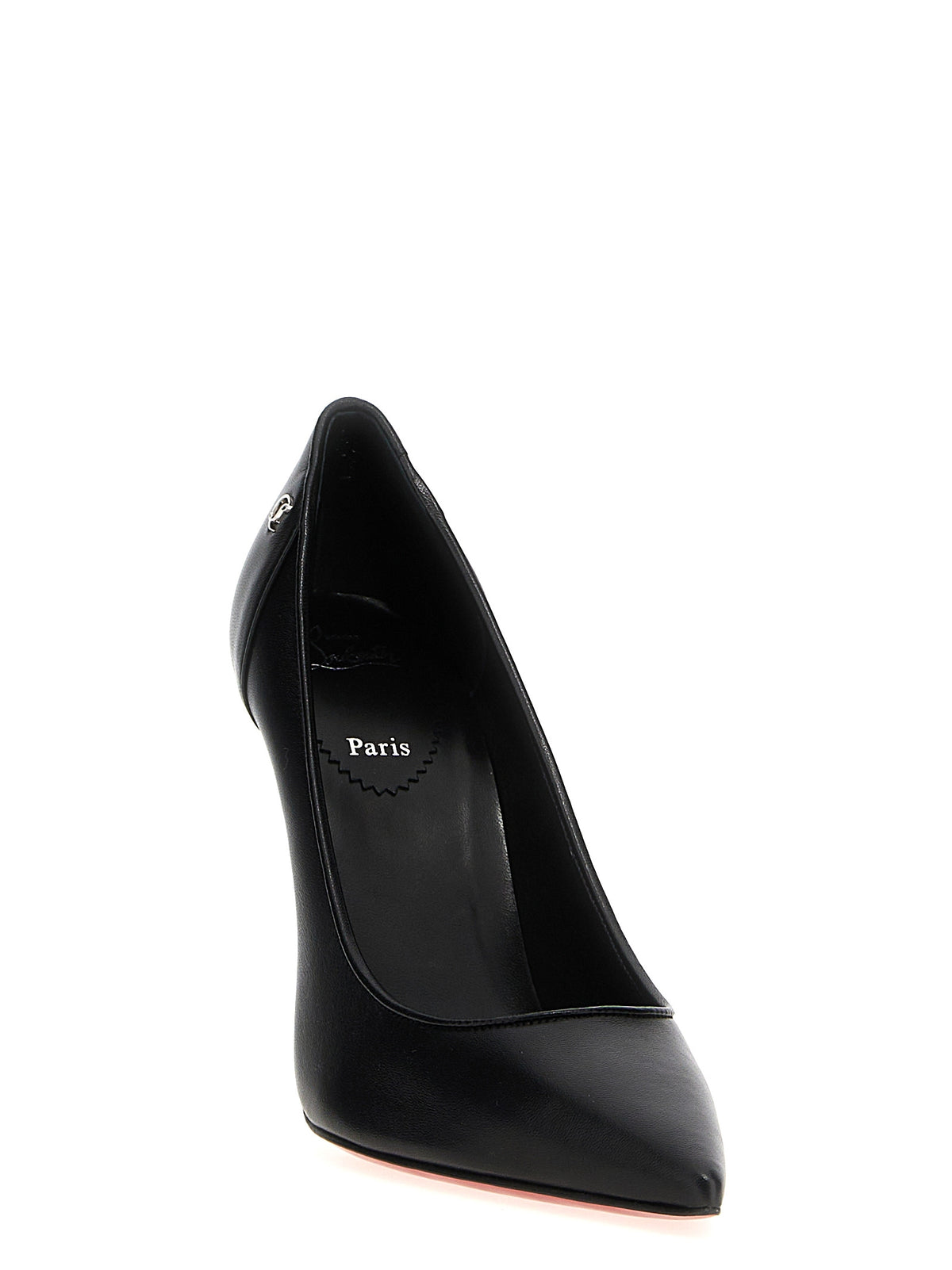 Christian Louboutin Sporty Kate Nappa Leather Pumps in Black | Made in Italy