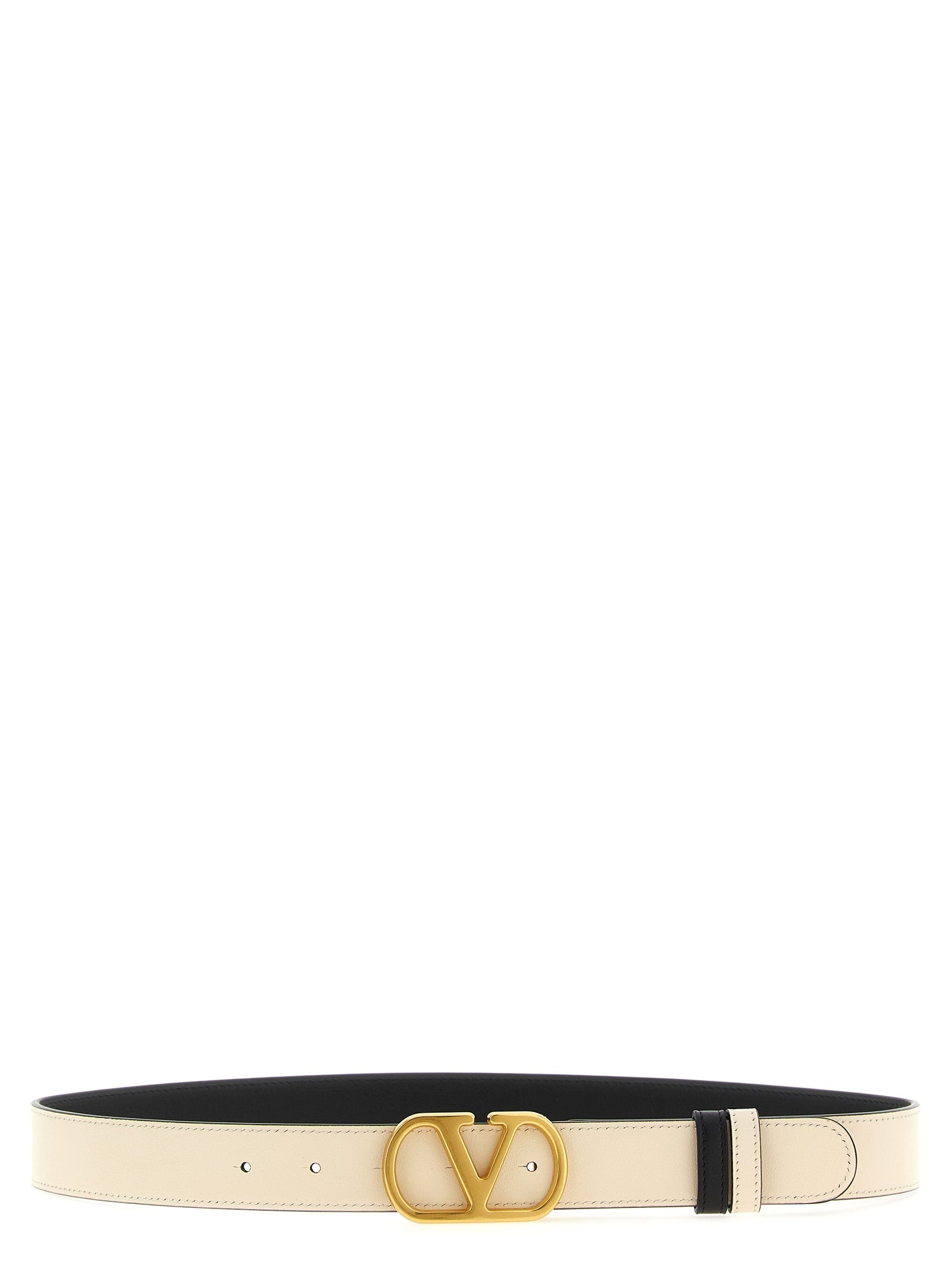 Valentino Garavani VLogo Signature Reversible Belt — Multicolor Calfskin | Women