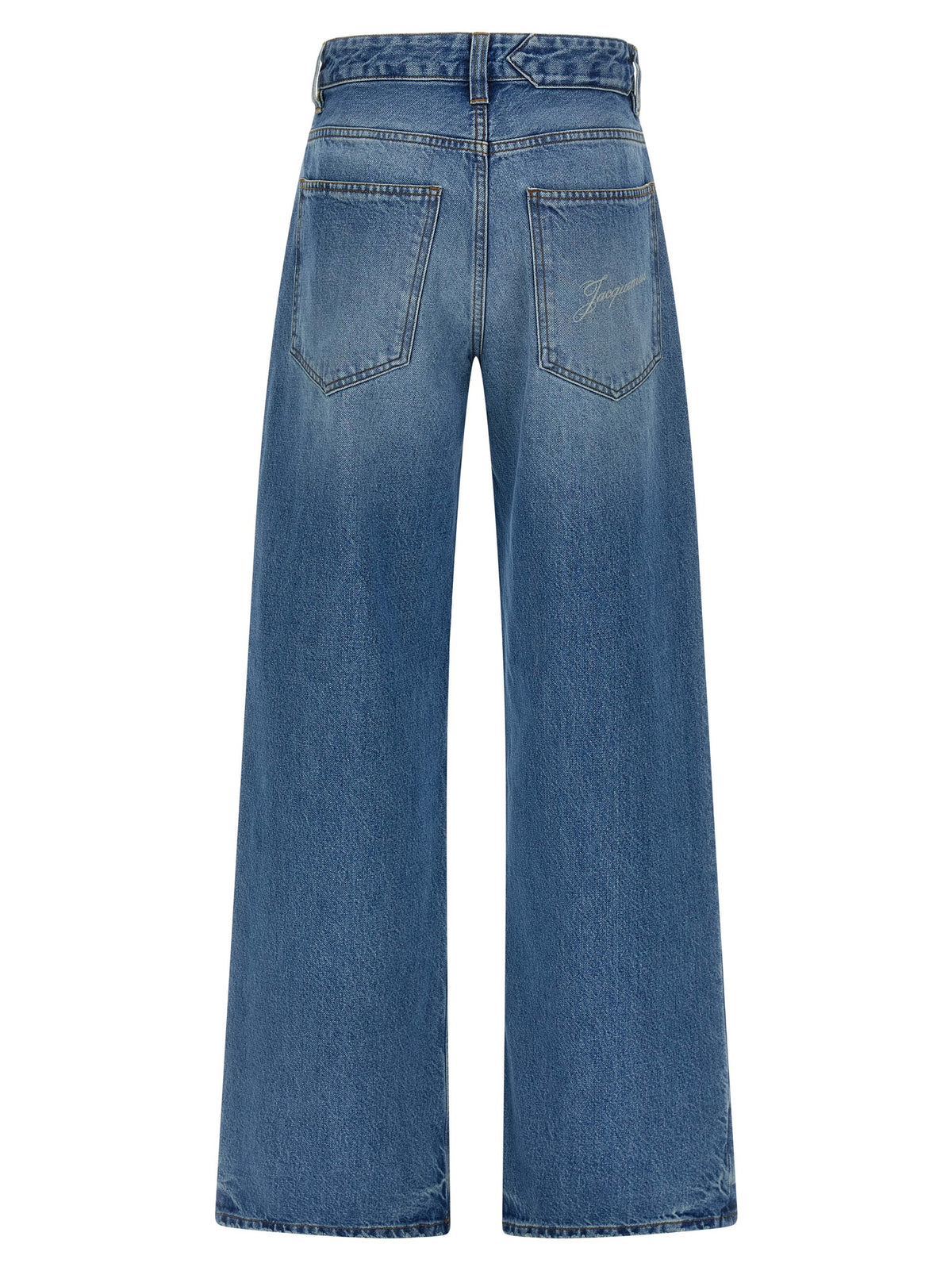 Jacquemus Blue Cotton Jeans Denim