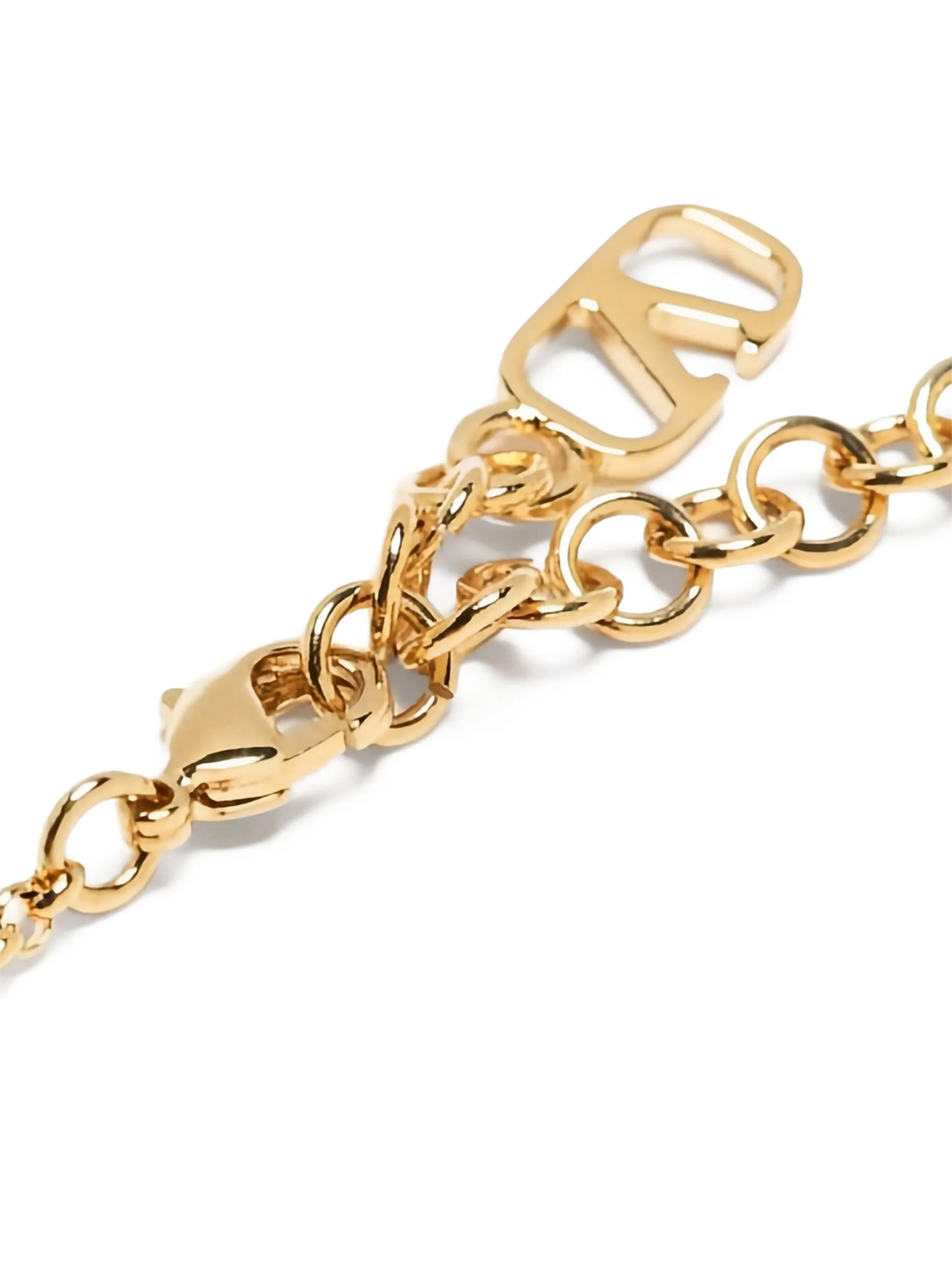 Valentino Garavani VLogo Signature Gold Chain Bracelet with Swarovski® Crystals