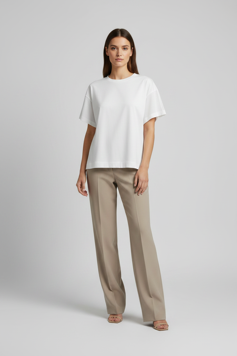 White Cotton T-Shirt