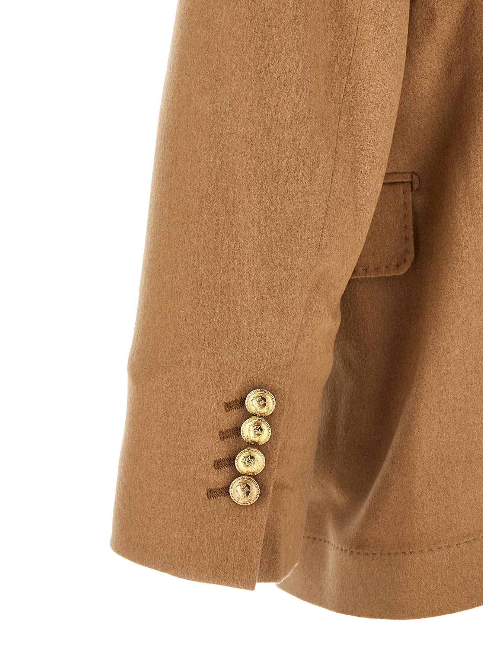 Beige Camel Hair  Blazer
