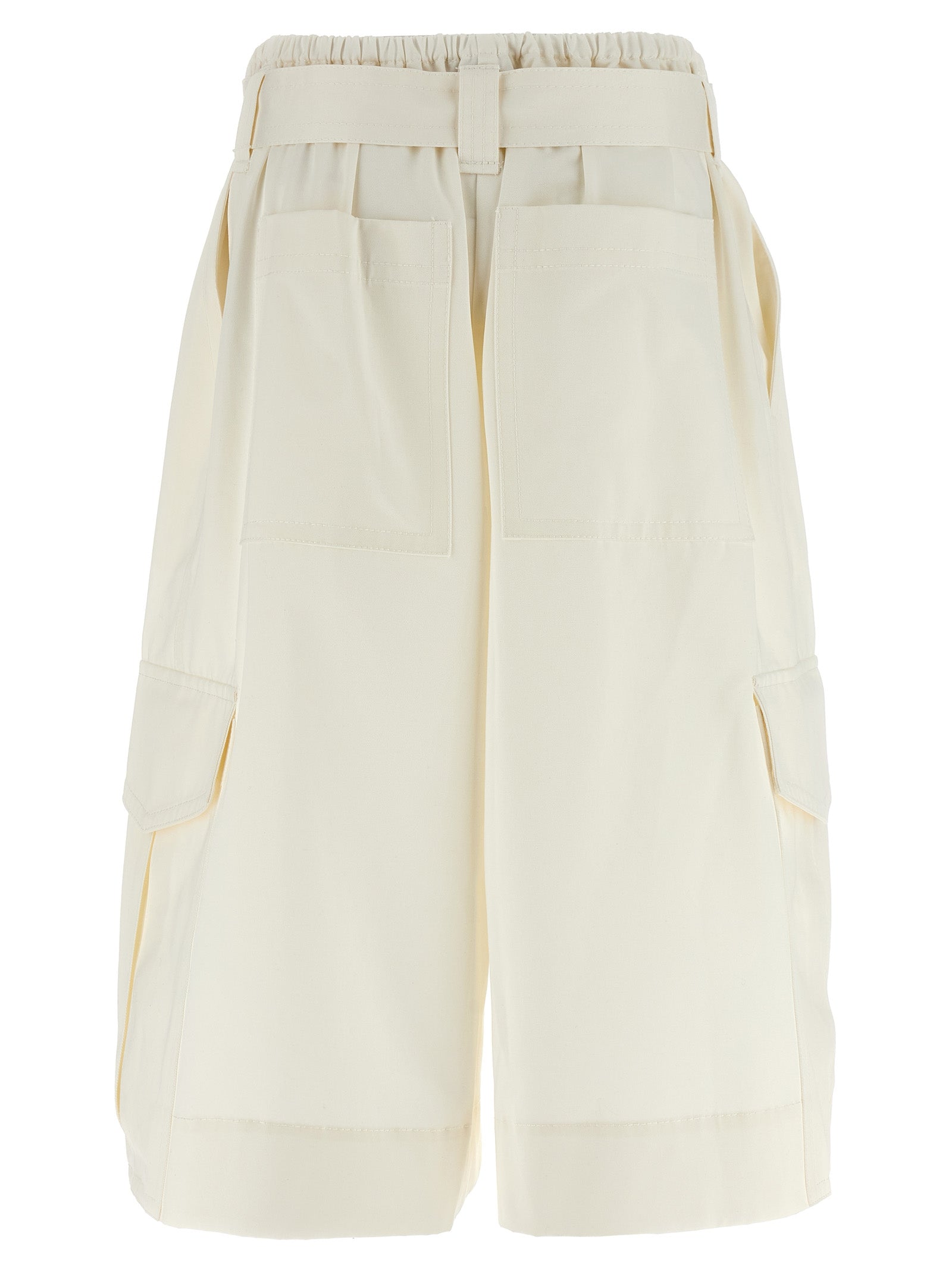 White Bermuda Shorts by Zimmermann