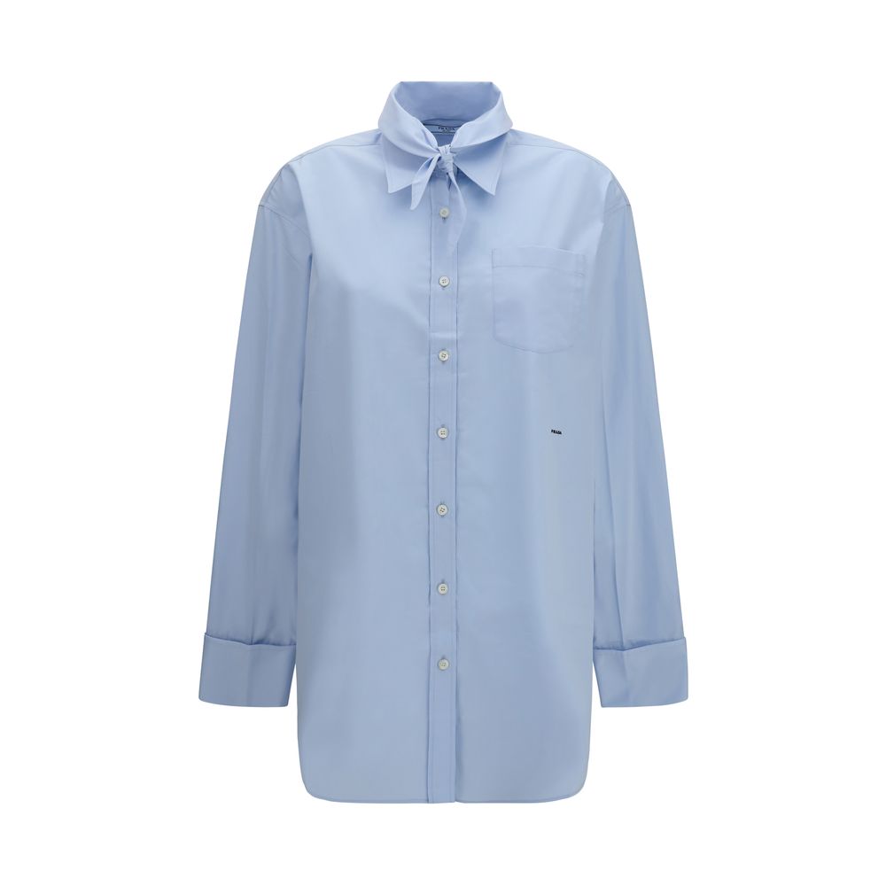 Blue oversized Shirt by Prada