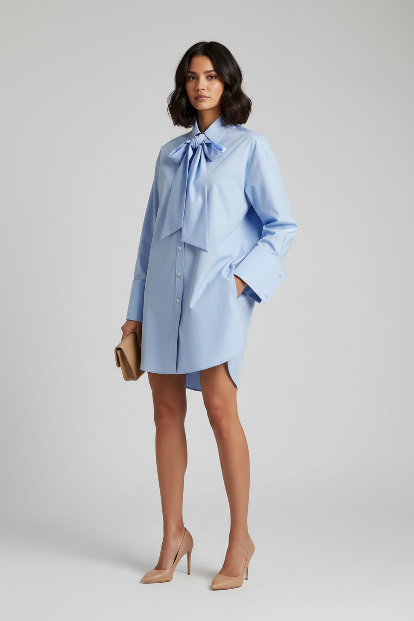 Blue oversized Shirt by Prada