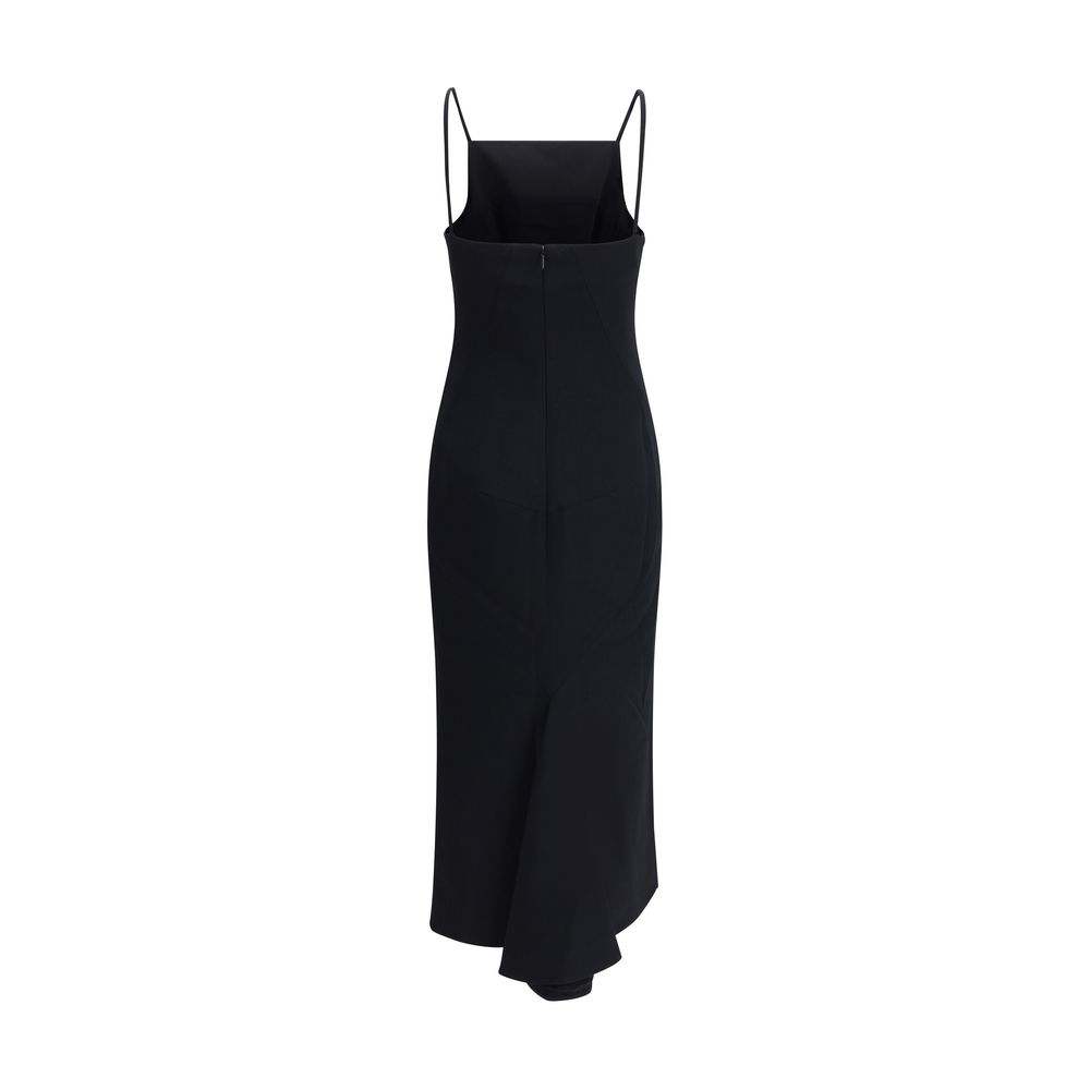 Givenchy Cady Crepe Midi Dress — Black | Women