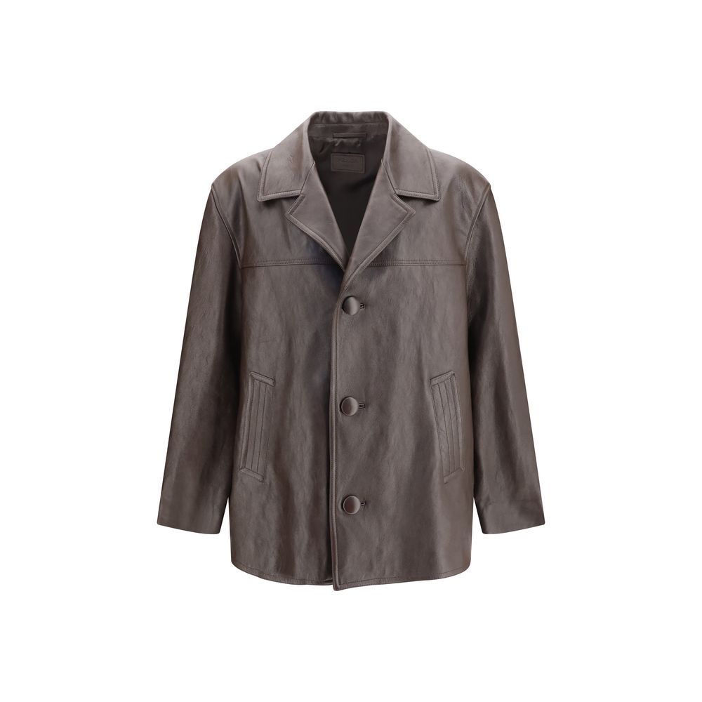 Saint Laurent Black 'Grain de Poudre' Wool Tuxedo Jacket with Satin Peak Lapels