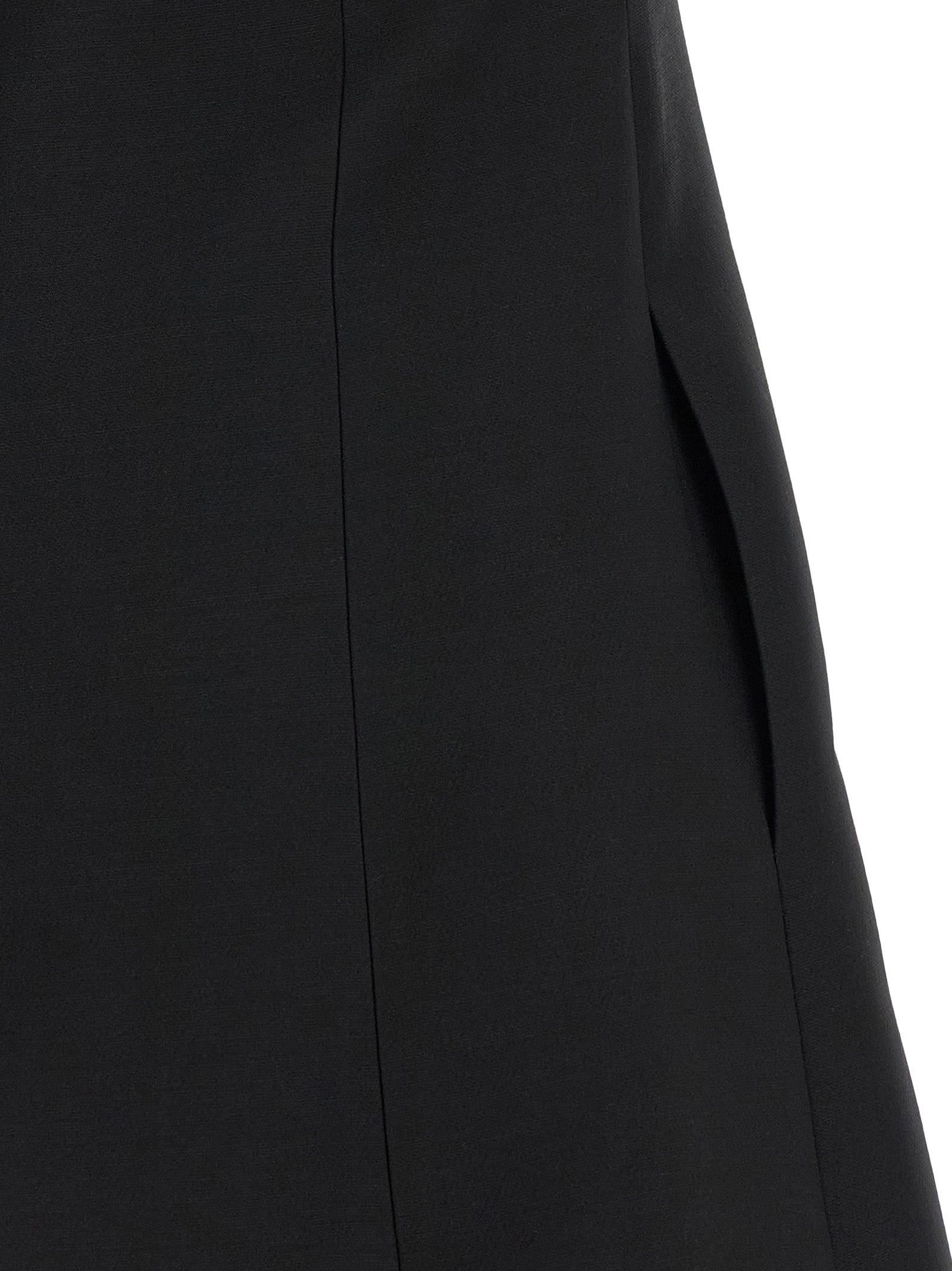 Valentino Garavani Black Crepe Couture Mini Dress Sequin Bow