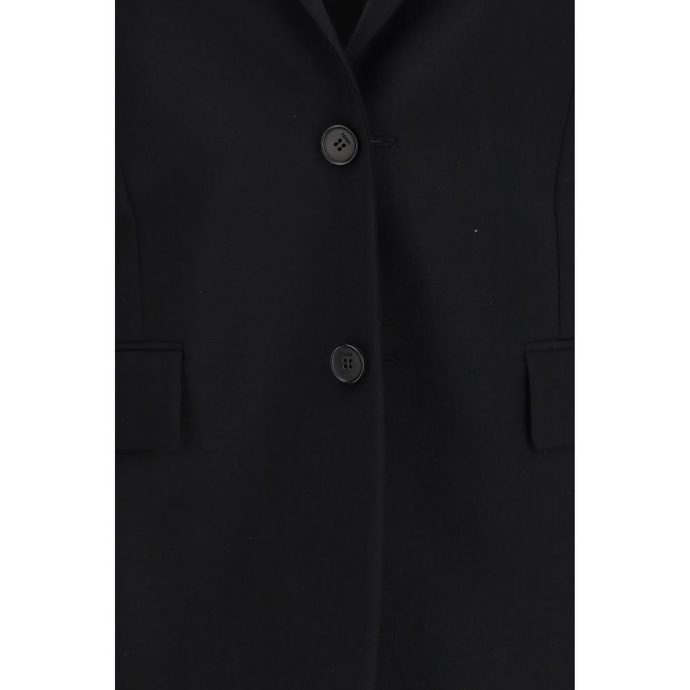 Fendi Black Mohair Blazer